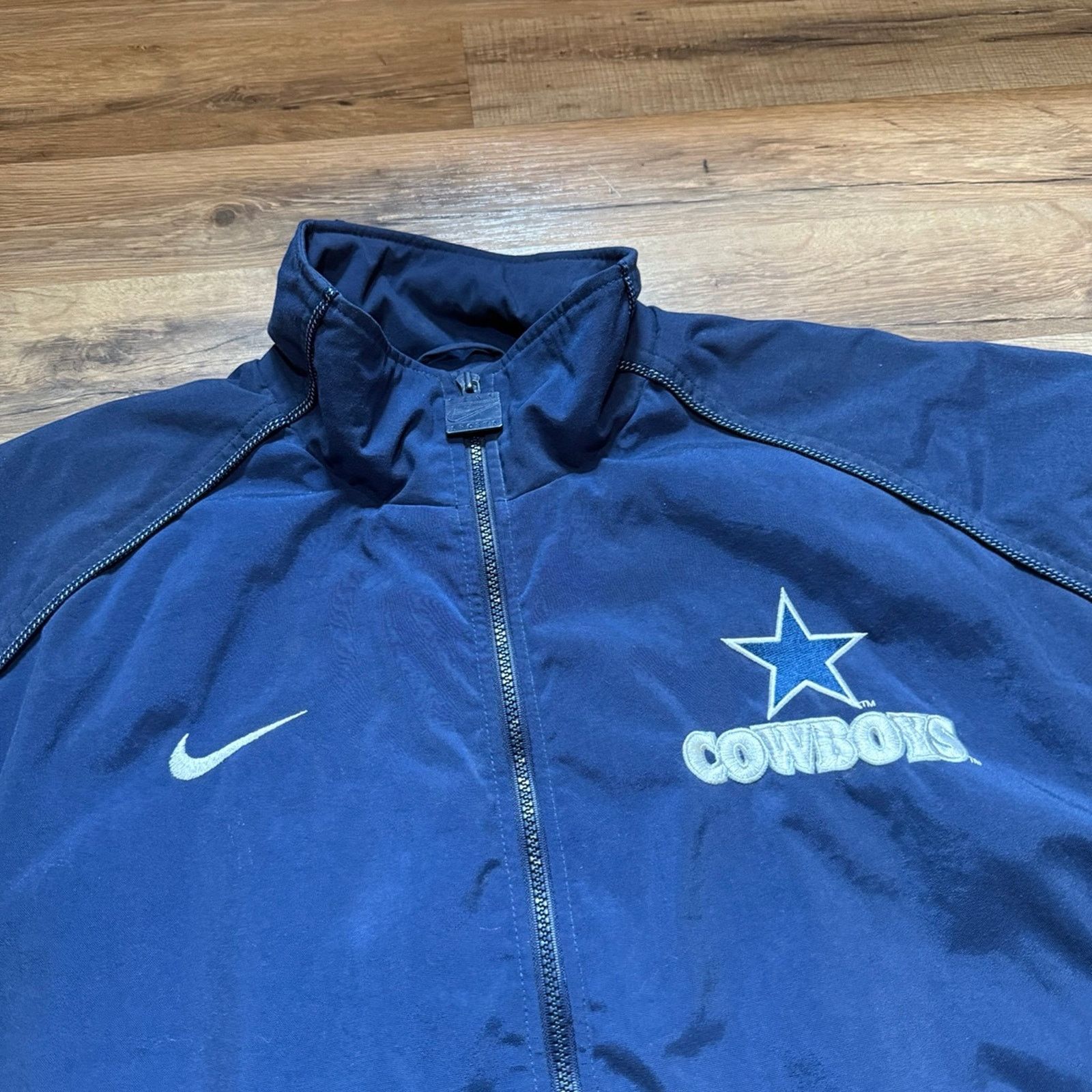 Nike 90s Nike Team NFL Pro Line Dallas Cowboys Zip Up Jacket Size US XL / EU 56 / 4 - 6 Thumbnail