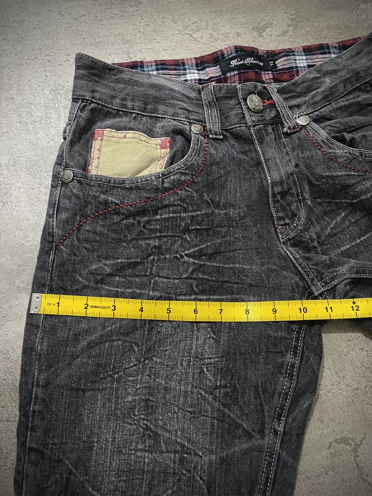 Tornado Mart Lace up rootthree vkei style bootcut jeans Size US 30 / EU 46 - 14 Thumbnail