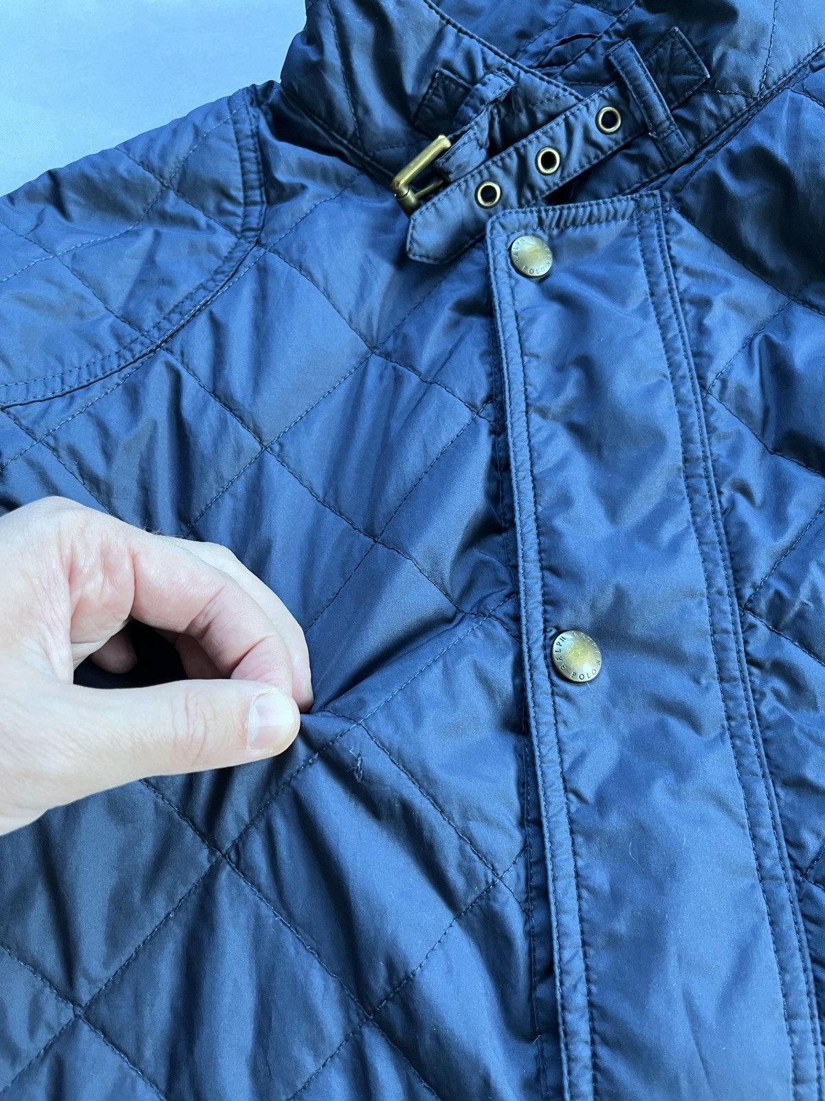 Polo Ralph Lauren PRL Blue Quilted Light Jacket Size US XL / EU 56 / 4 - 9 Thumbnail