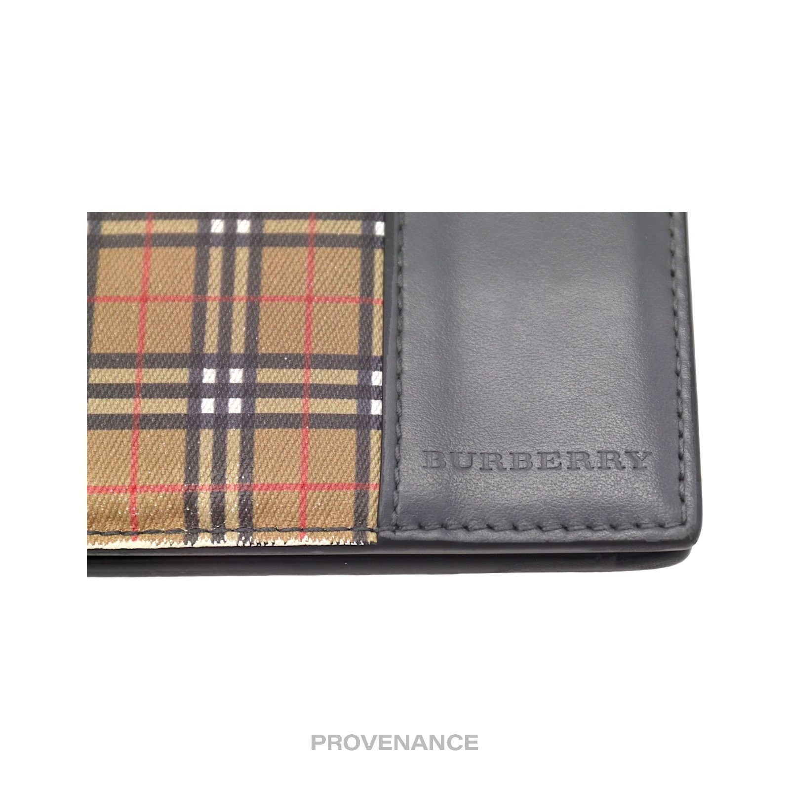 Burberry 🔴 Burberry Bifold Wallet - Micro Nova Check Grey Leather Size ONE SIZE - 5 Thumbnail