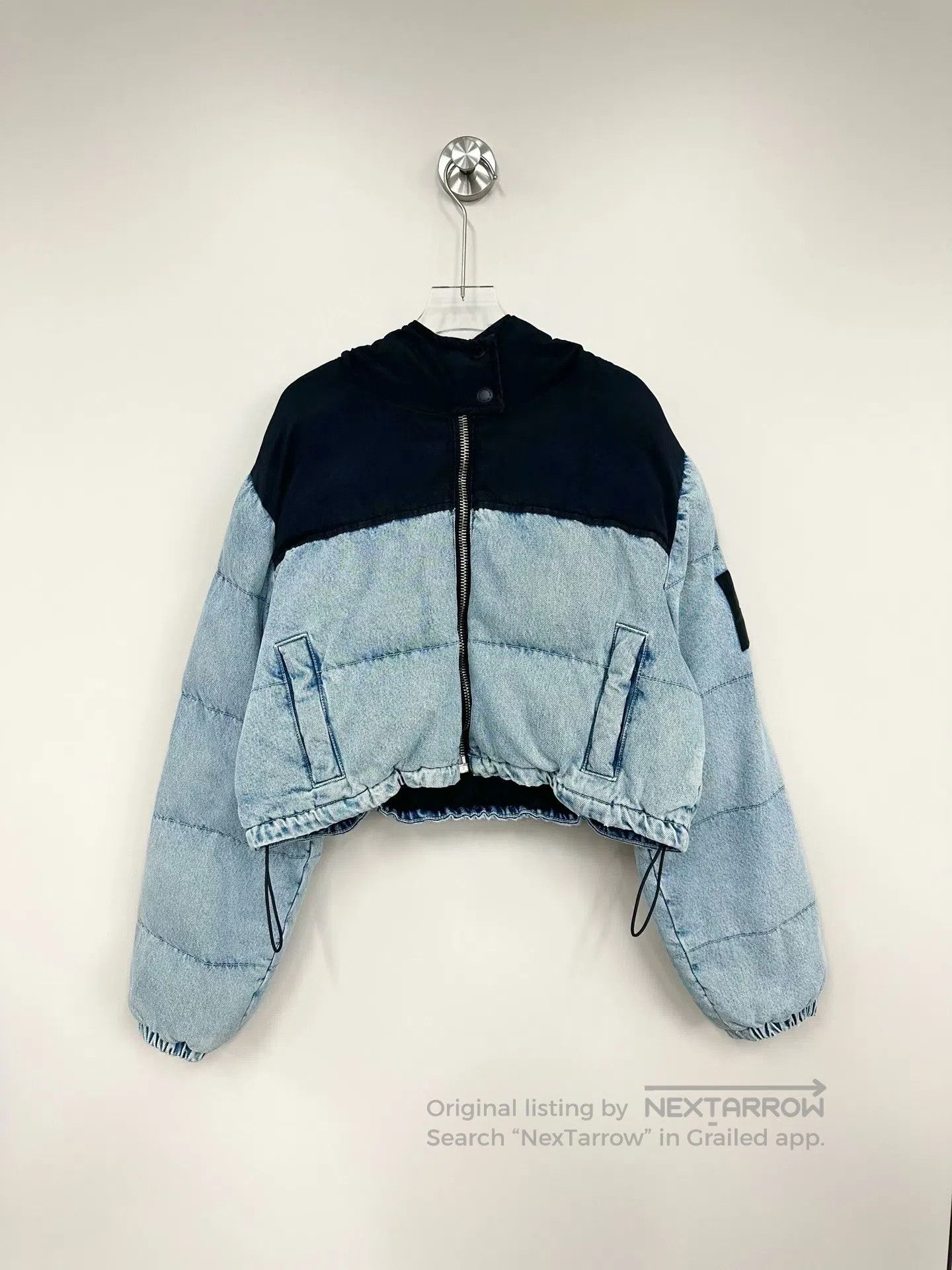Alexander Wang Alexander Wang Blue Denim Patched Short Cotton Jacket| Size US XS / EU 42 / 0 - 1 Thumbnail