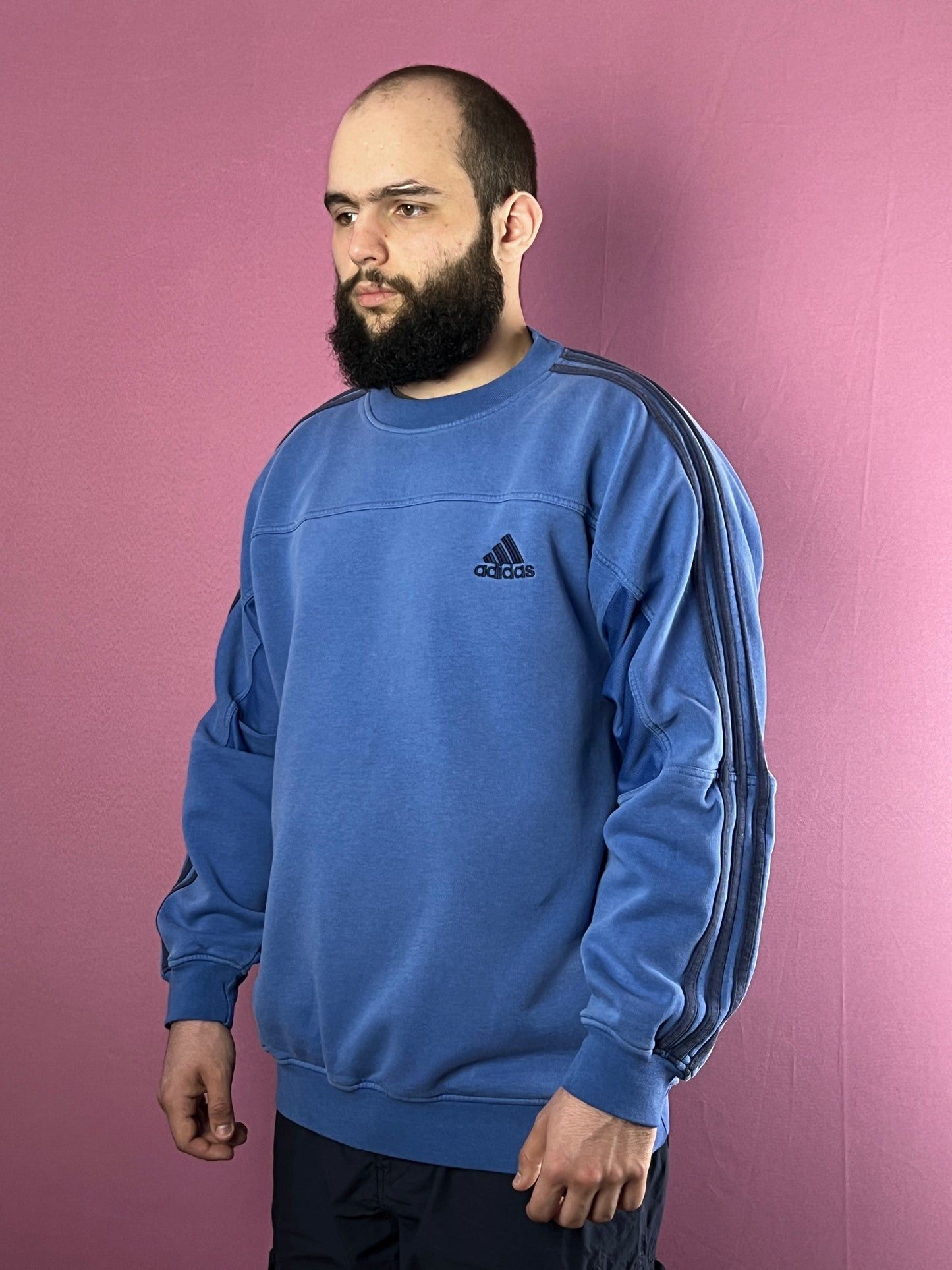 Adidas 90s Adidas Vintage Men's Sweatshirt - L Size US L / EU 52-54 / 3 - 1 Thumbnail