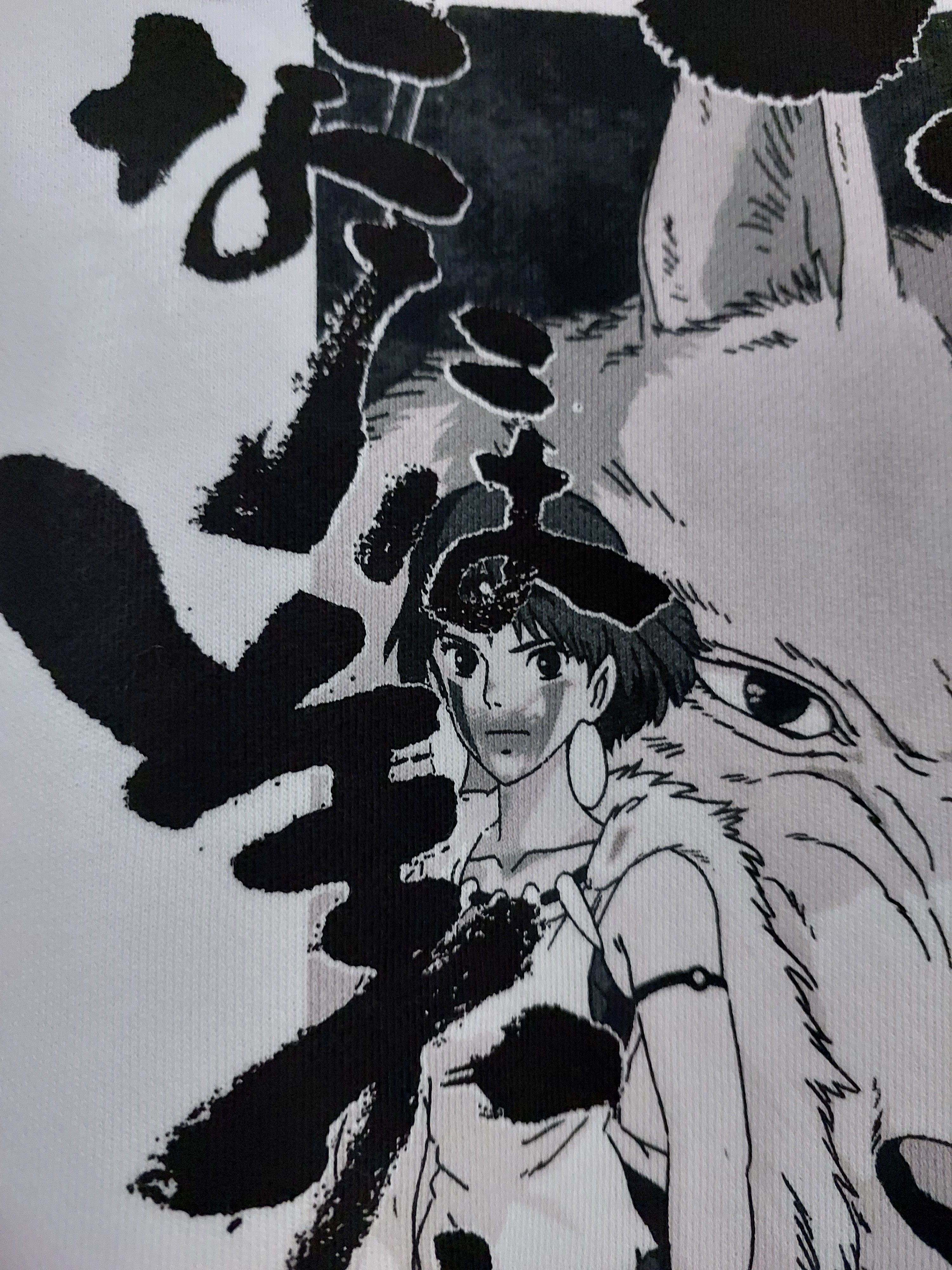 Anime PRINCESS MONONOKE ANIME MOVIE STUDIO GHIBLI SWEATSHIRT Size US XL / EU 56 / 4 - 6 Thumbnail