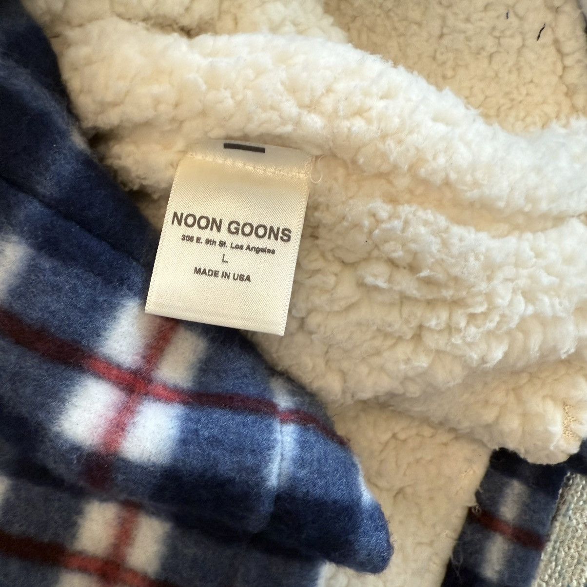 Noon Goons Plaid Sherpa Shirt Jacket Size US L / EU 52-54 / 3 - 4 Thumbnail