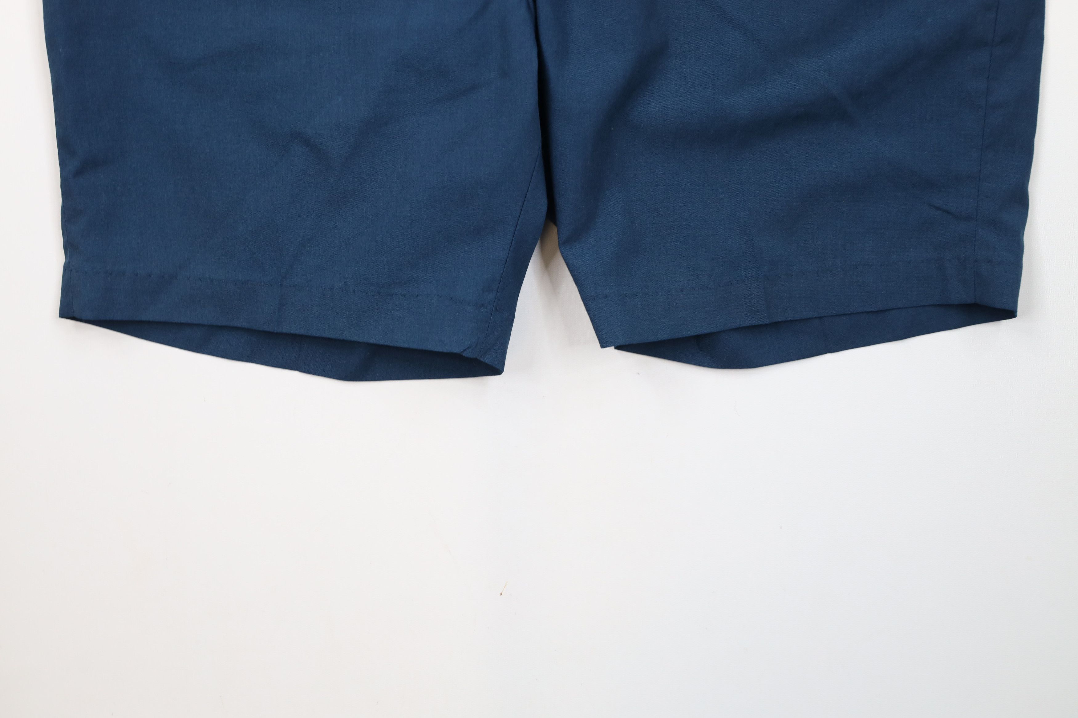 Vintage Vintage 50s 60s Streetwear Above Knee Chino Shorts Blue USA Size US 34 / EU 50 - 4 Thumbnail
