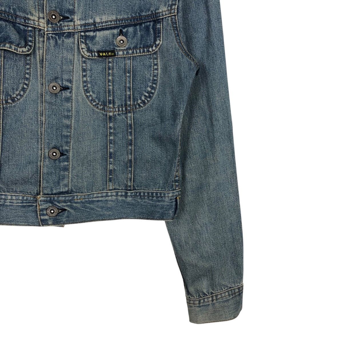 Japanese Brand 📌Cropped Biker Trucker Denim Jacket Vale Hysteric Glamour Size US L / EU 52-54 / 3 - 6 Thumbnail