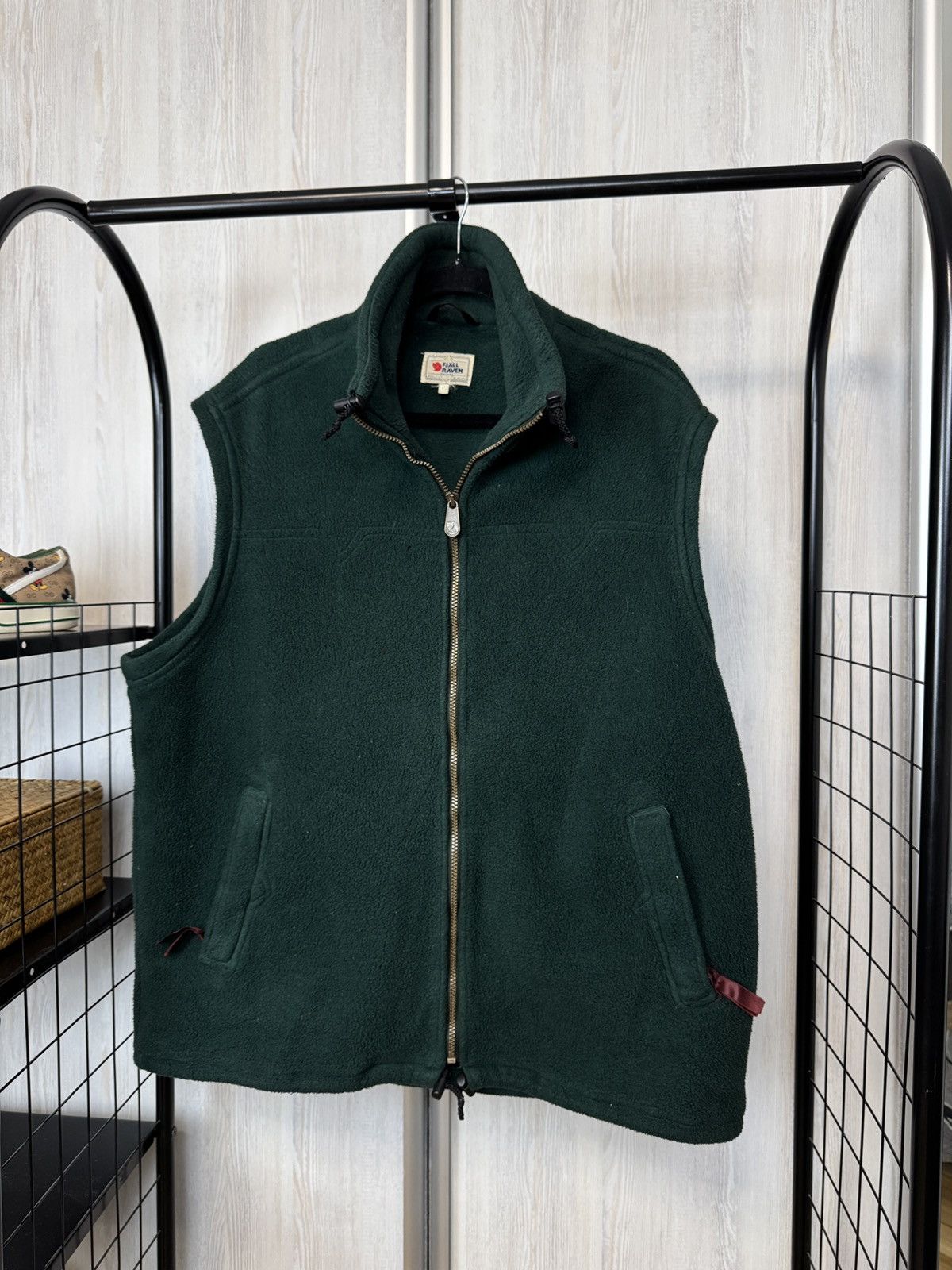 Fjallraven Fjallraven vintage big logo fleece full zip vest Size US XL / EU 56 / 4 - 1 Thumbnail