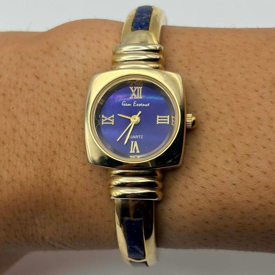 Other Blue & Gold Gem Essence Watch Size ONE SIZE - 1 Thumbnail