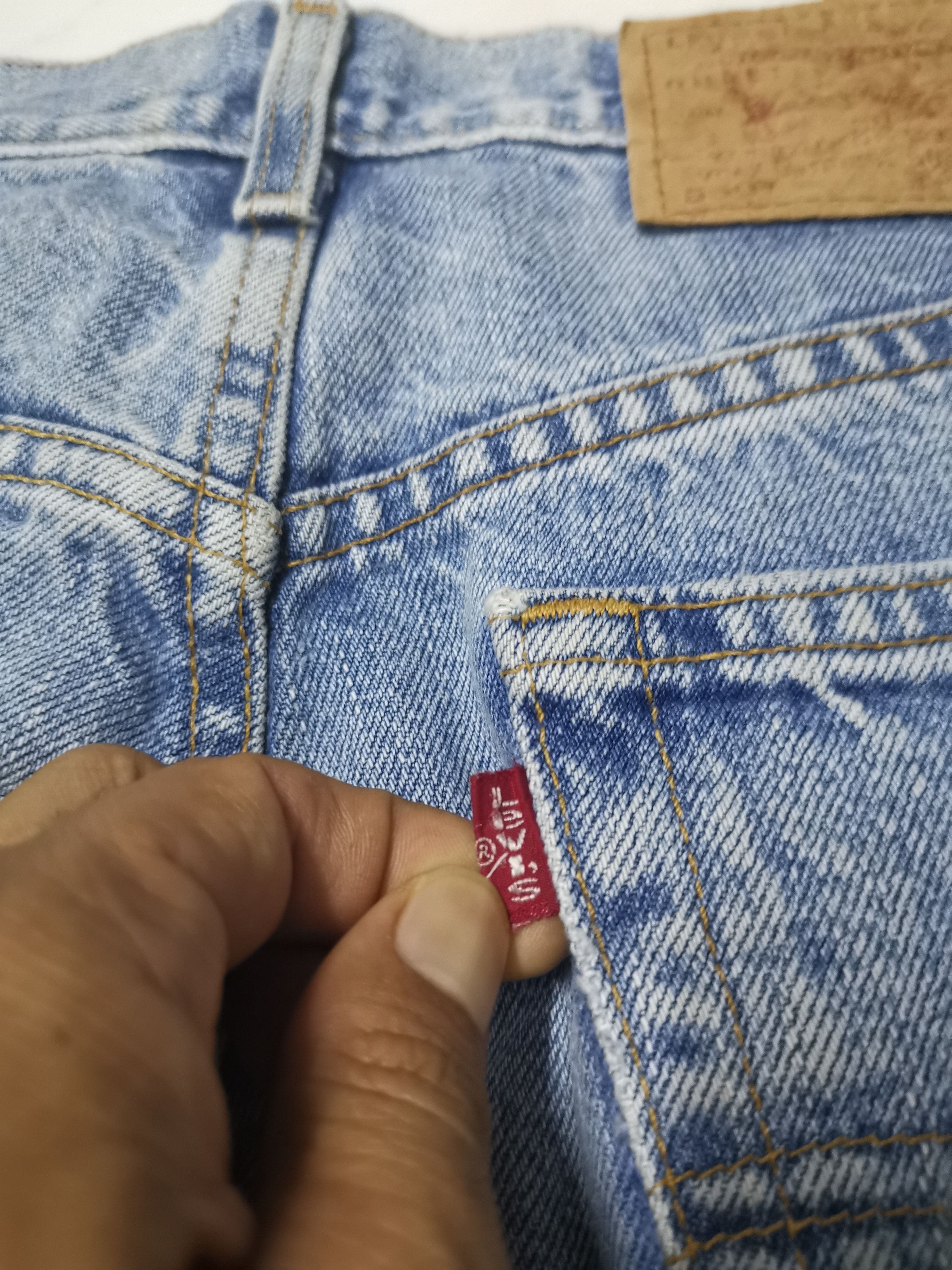 If Six Was Nine Vintage Levis 550 Light blue jeans Size US 32 / EU 48 - 12 Thumbnail