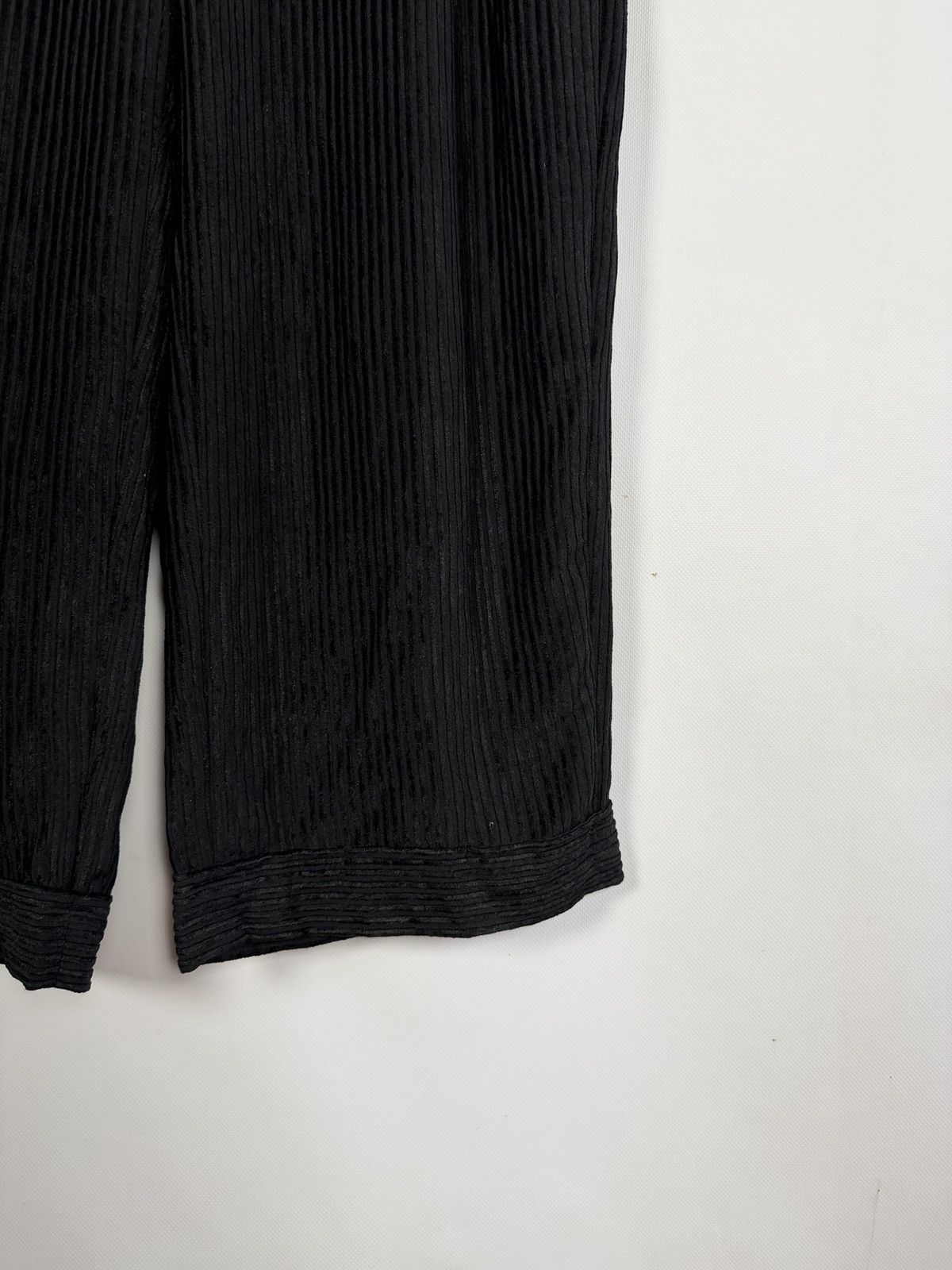 Annette Gortz Annette Gortz Viscose Crinkled Velvet Effect Pants Wide Leg Size 30" / US 8 / IT 44 - 5 Thumbnail