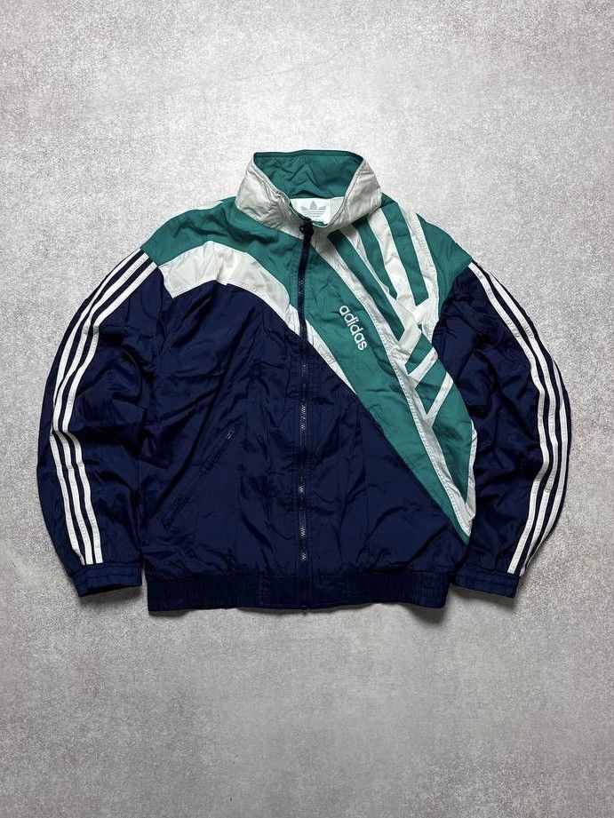 Adidas VINTAGE ADIDAS NYLON OLYMPIC Y2K RETRO JACKET M Size US M / EU 48-50 / 2 - 1 Thumbnail