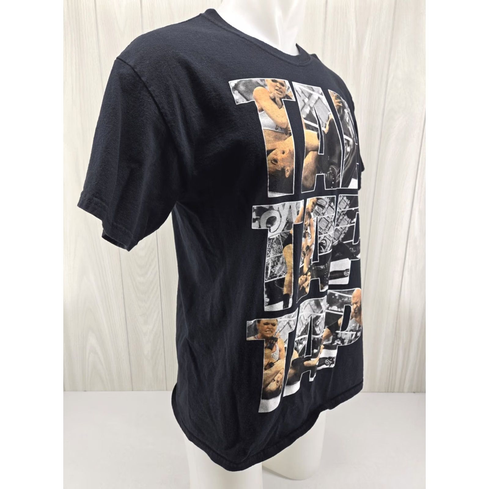 Vintage WWE Ronda Rousey T Shirt Mens Large Short Sleeve Black Wrestling Tee Tap Size US L / EU 52-54 / 3 - 5 Thumbnail