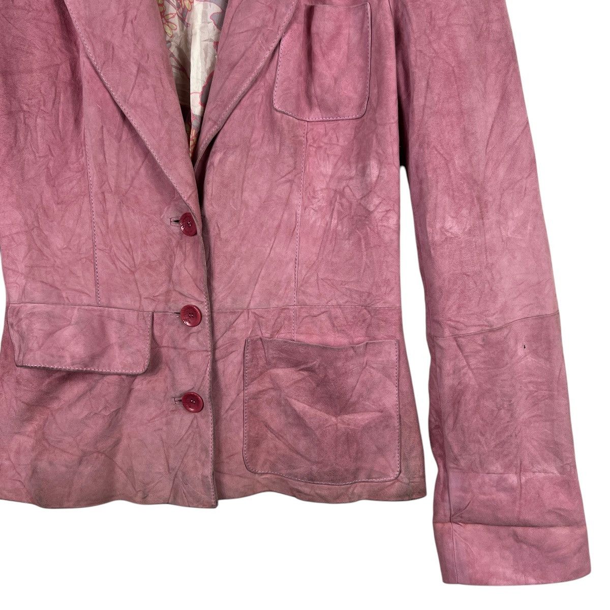 Christian Lacroix 💥 Bazar Christian Lacroix Paris Leather Blazer Size S / US 4 / IT 40 - 8 Thumbnail