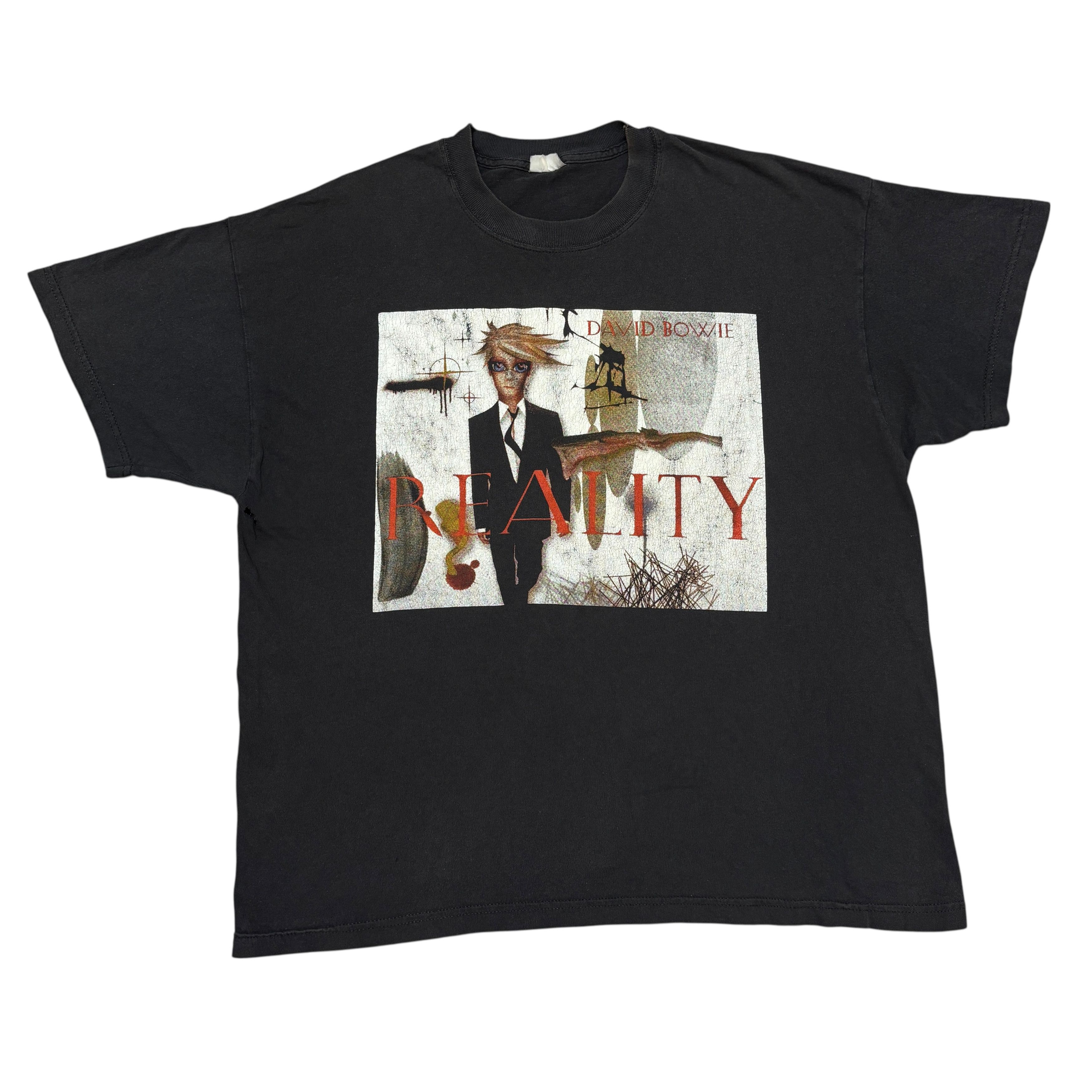Band Tees Vintage David Bowie Shirt 2003 Tour Vintage Band Tees Size US XL / EU 56 / 4 - 1 Thumbnail