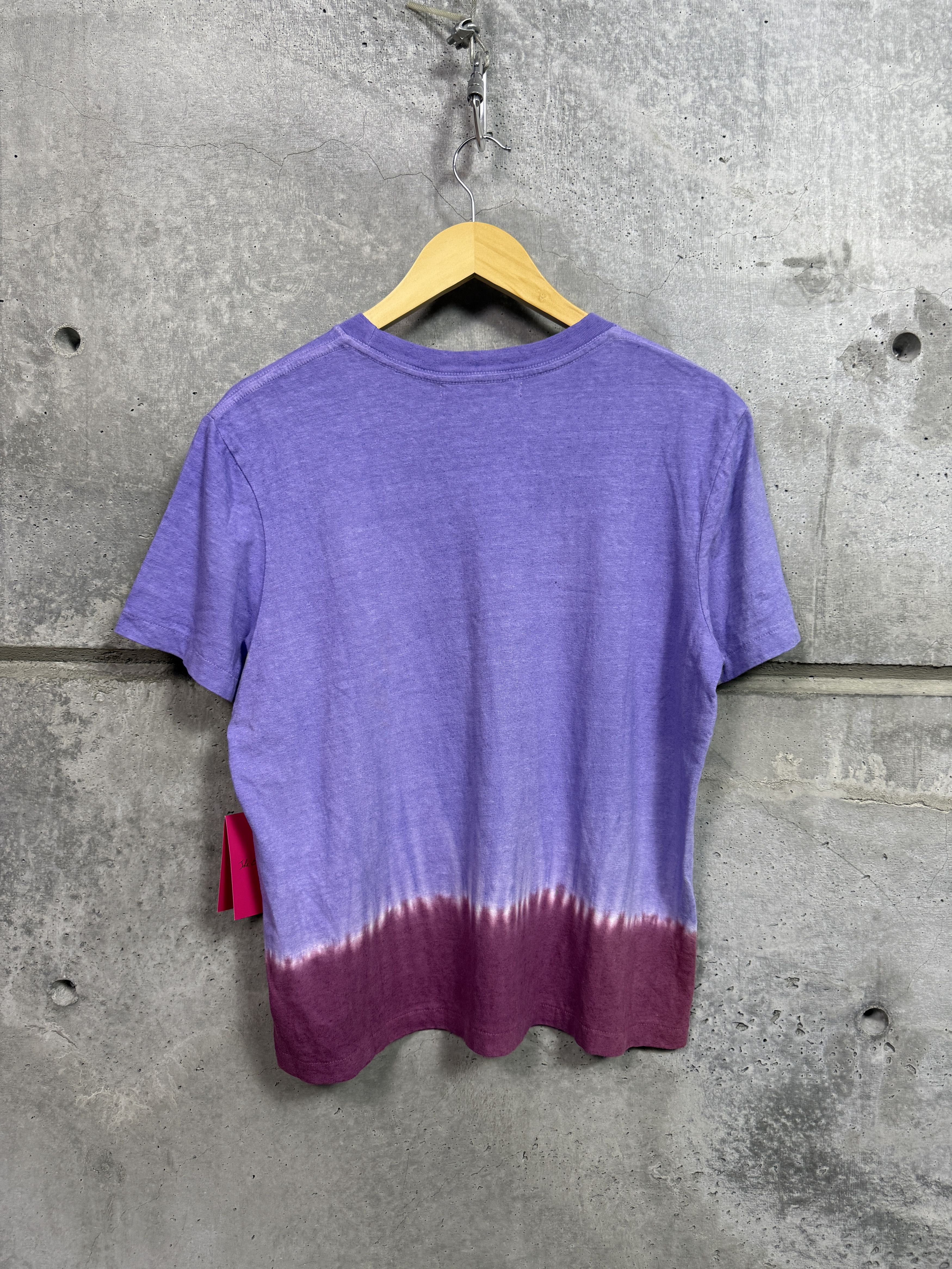 The Elder Statesman $325 The Elder Statesman Cotton Linen Blend Dipped Tee Size M / US 6-8 / IT 42-44 - 2 Thumbnail