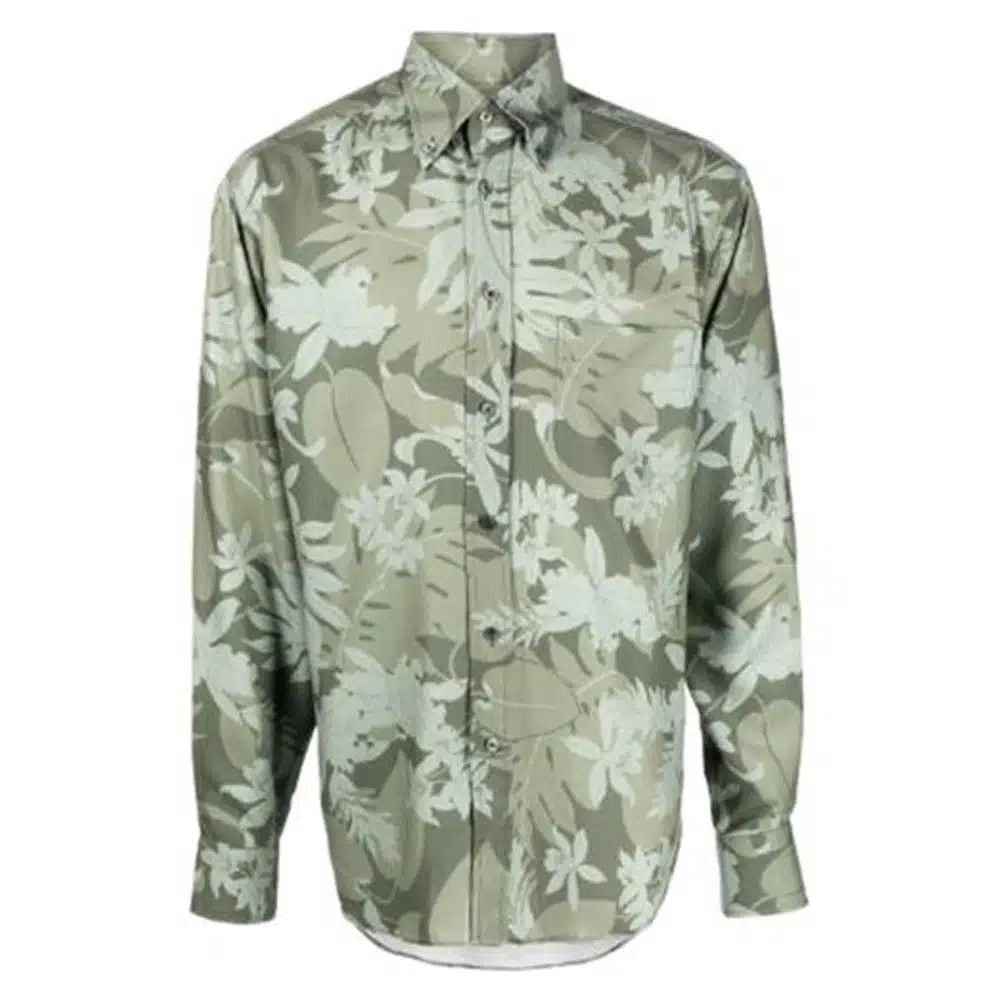 Tom Ford o1loc1c0325 HRO001 Fluid Shirt in Multicolor Size US S / EU 44-46 / 1 - 1 Preview
