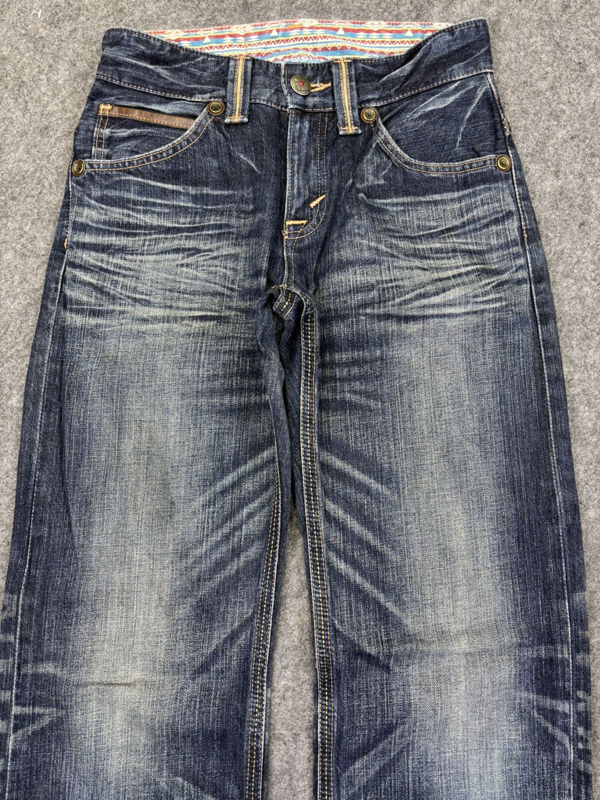 Edwin 💥Sick Fades Style💥Edwin Navajo Motive Wide Denim F996 Size US 28 / EU 44 - 3 Thumbnail