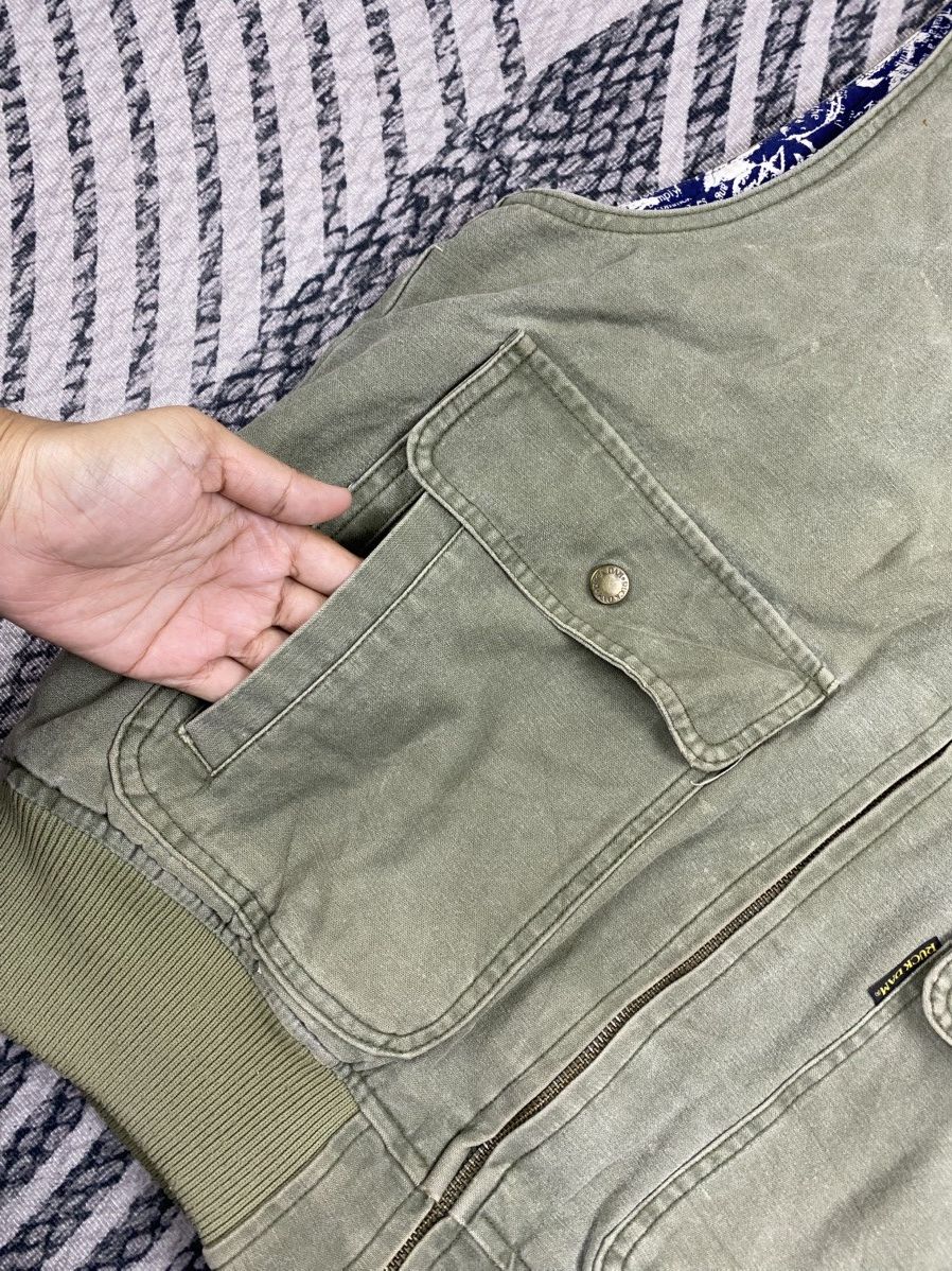 Japanese Brand Vintage Ruck & Dam Double Pocket Zip-Up Vest Style Size US M / EU 48-50 / 2 - 6 Thumbnail