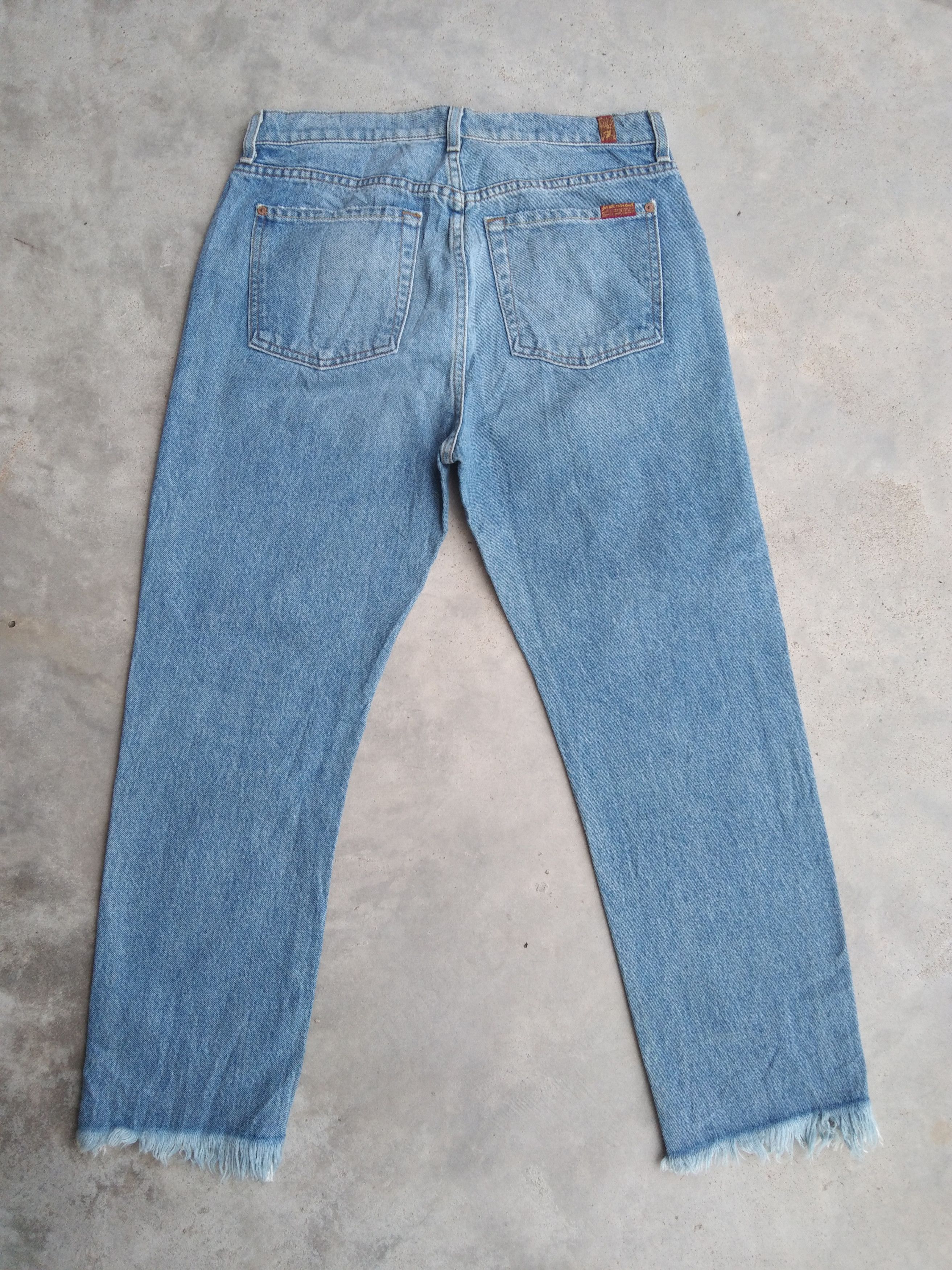 7 For All Mankind 7 For All Mankind Made In USA Distressed Jeans Size US 31 - 2 Thumbnail