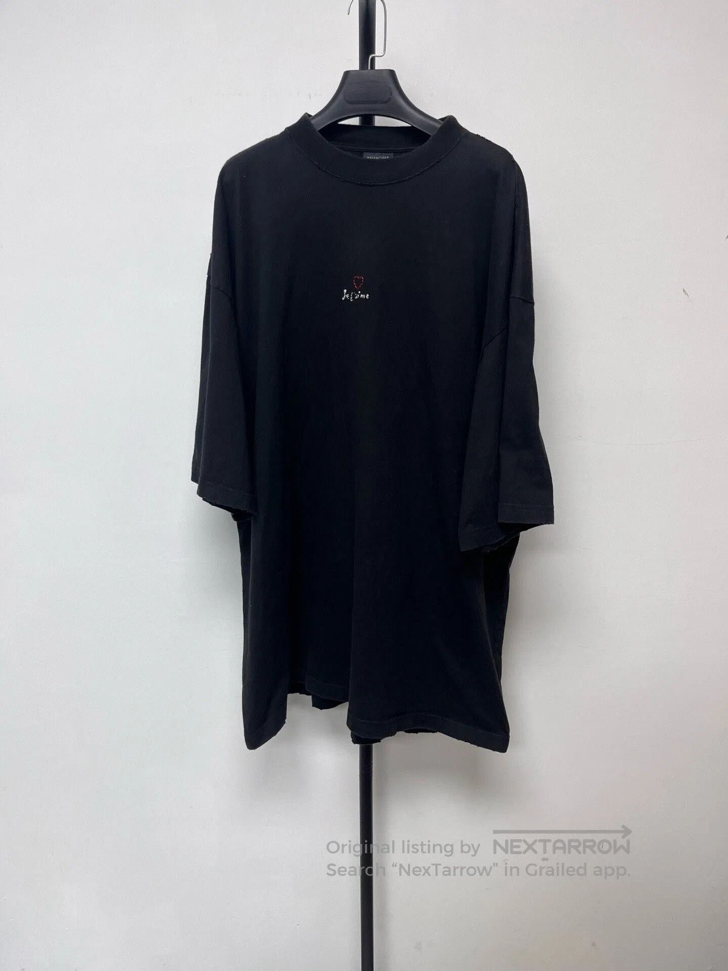 Balenciaga Balenciaga Solid Logo Embroidered Crewneck Oversized Unisex Size US L / EU 52-54 / 3 - 1 Thumbnail
