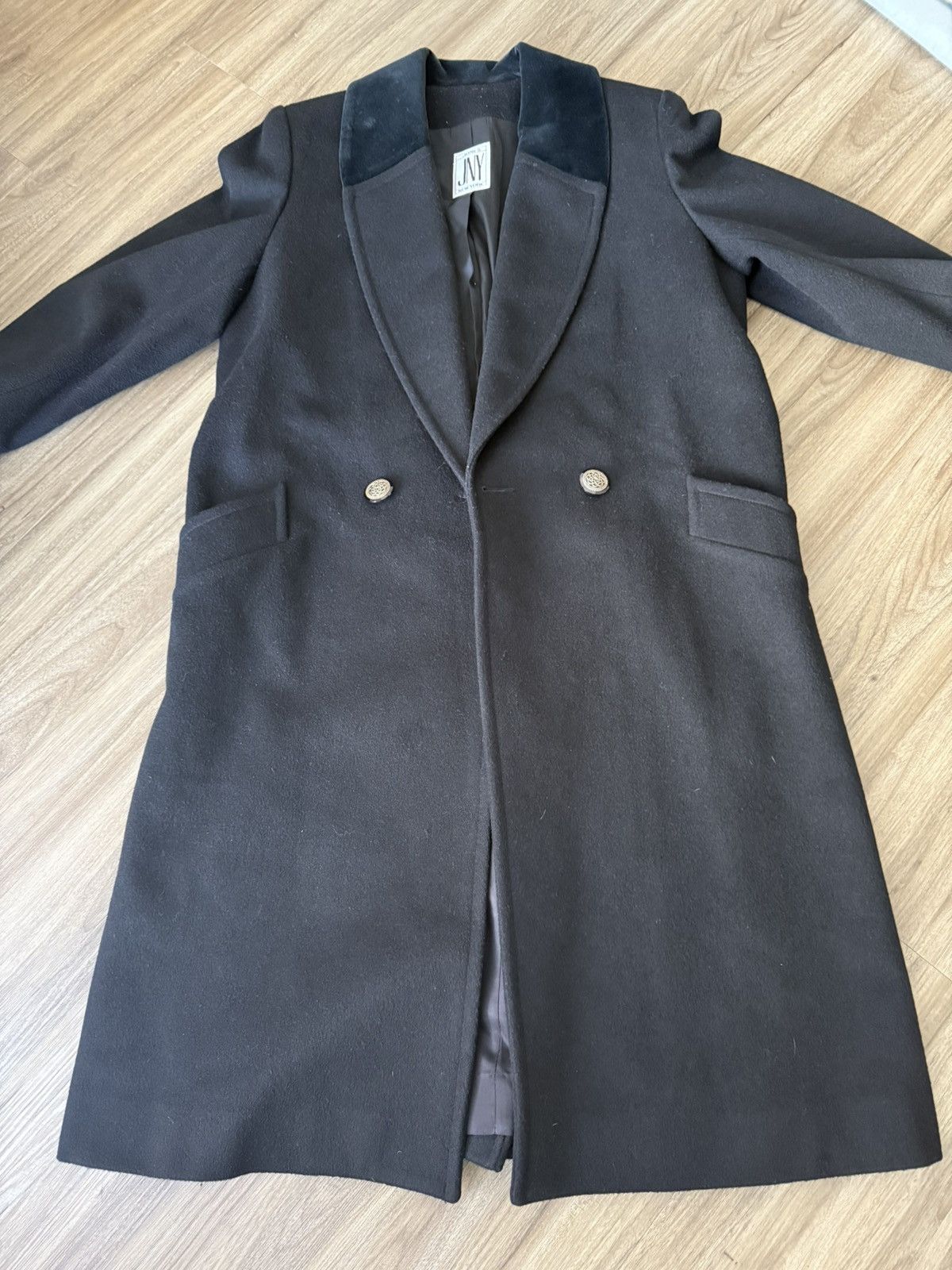 Jones New York Vintage 90s Jones New York Wool Peacoat Size L / US 10 / IT 46 - 6 Thumbnail