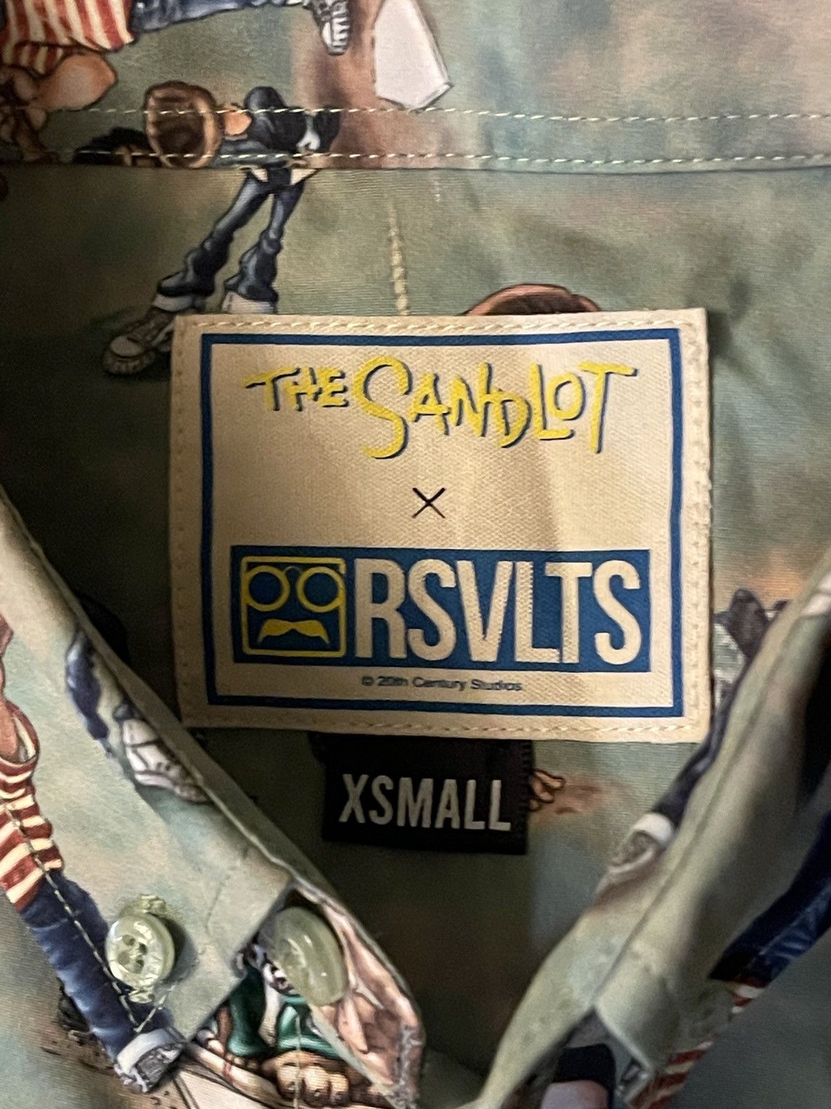 Other RSVLTS The Sandlot Kunuflex Men's Green Shirt Baseball XS Size US XS / EU 42 / 0 - 3 Thumbnail