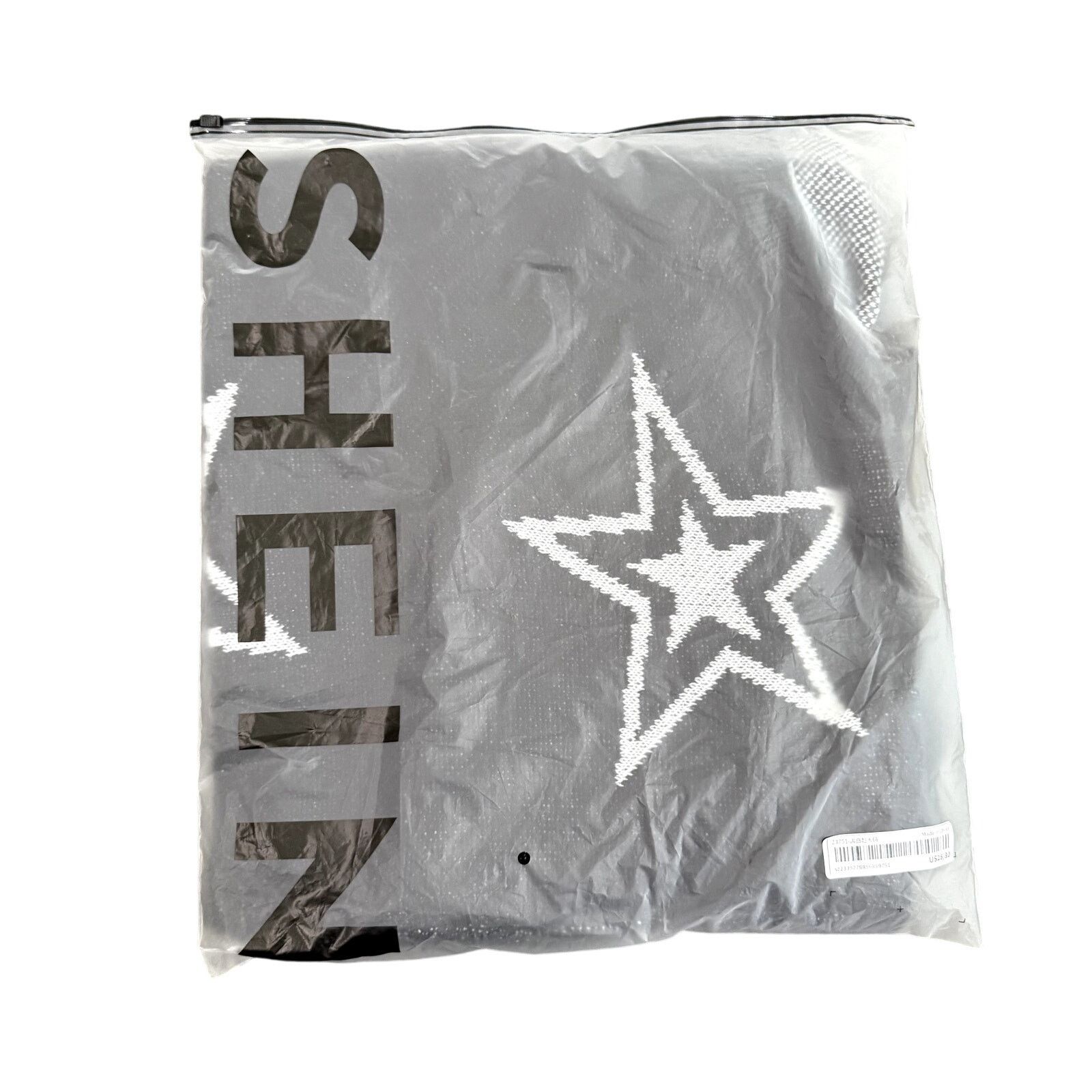 Shein Women's Plus Crewneck Star Sweater in Black, Size 28/30 Size ONE SIZE - 3 Thumbnail