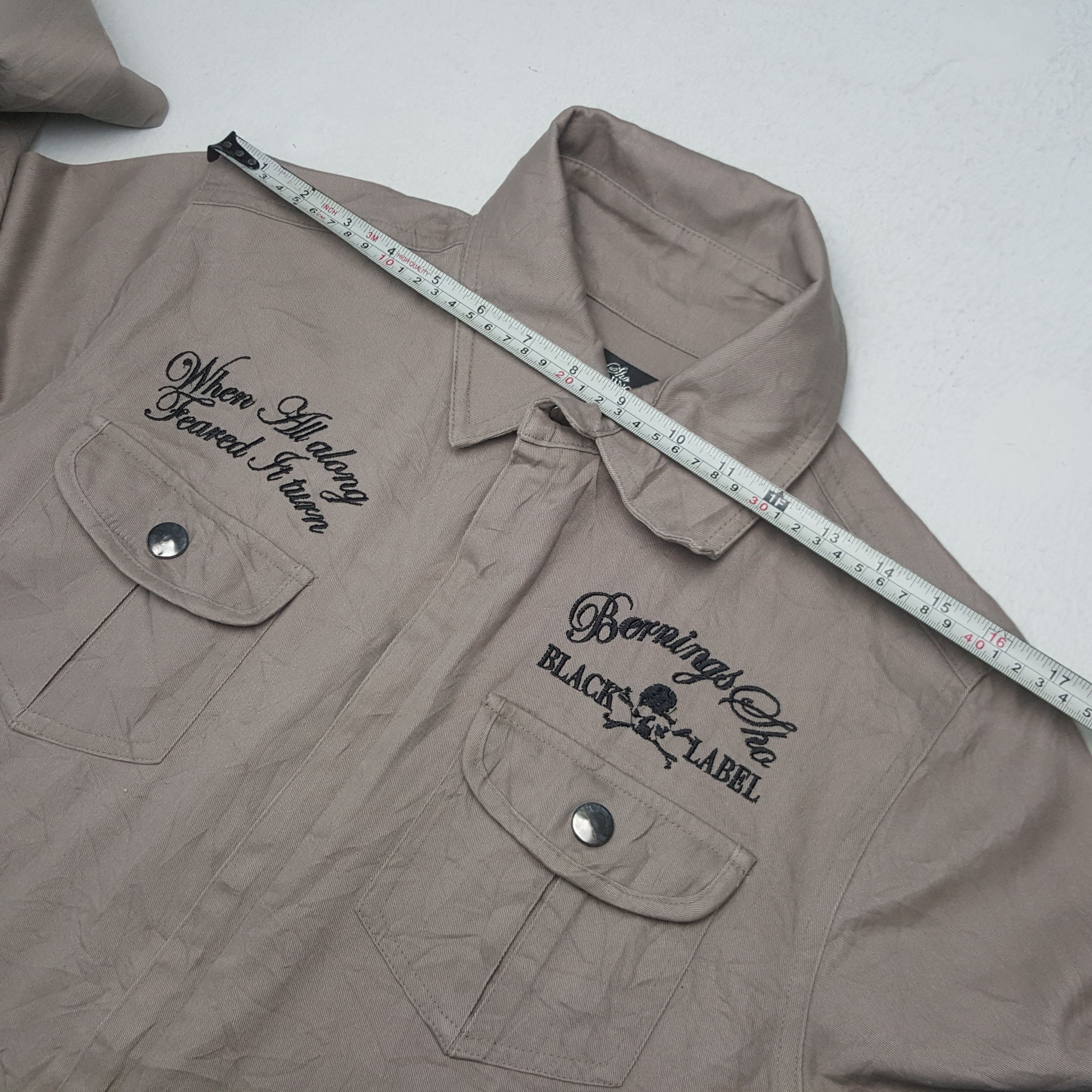 Japanese Brand × Vintage Vintage Berning Sha Black Label Coverall Jacket Size US S / EU 44-46 / 1 - 10 Thumbnail