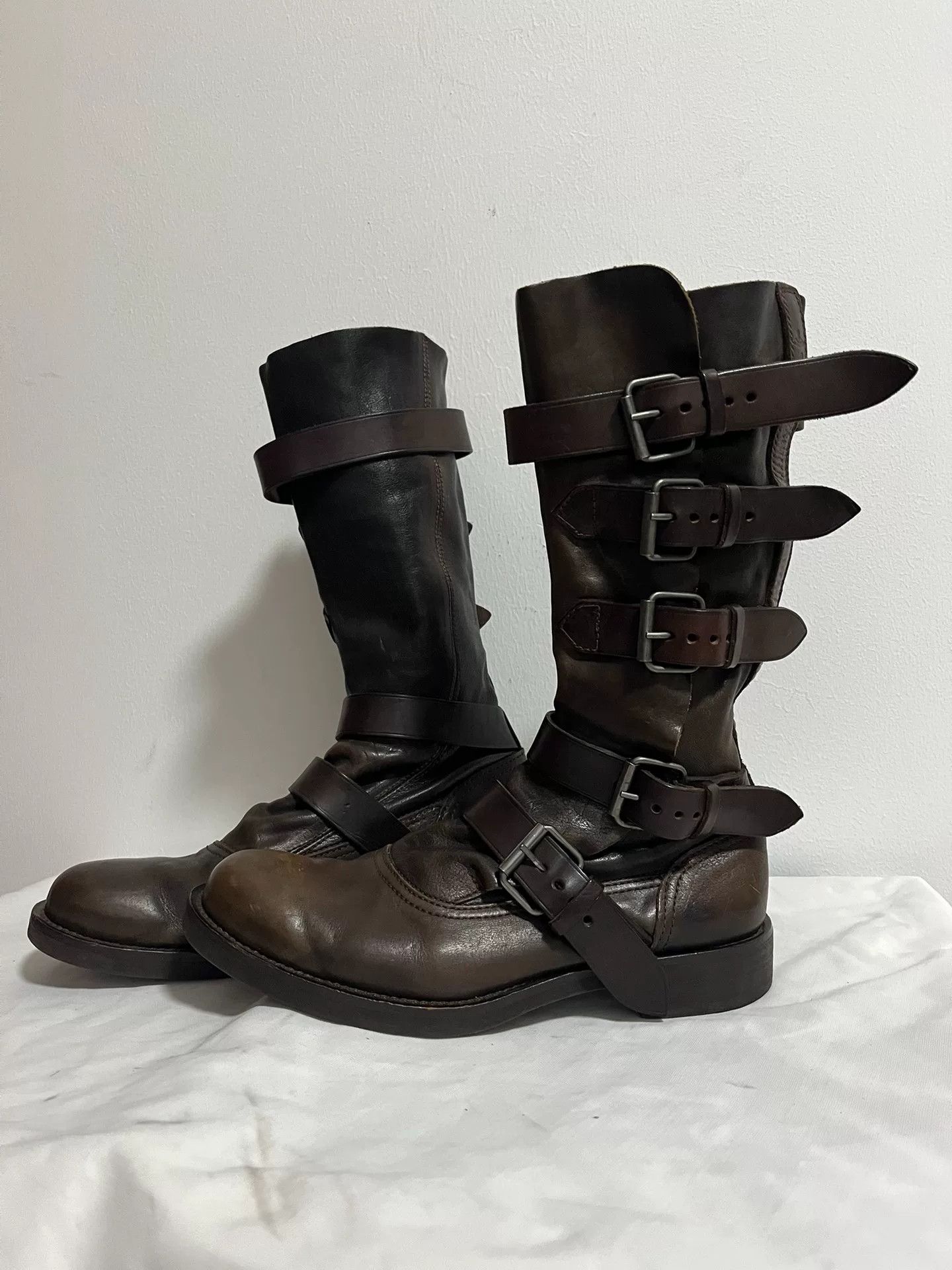Vivienne Westwood Vivienne Westwood 5-Strap Leather Boots 41 Size US 8 / EU 41 - 1 Thumbnail