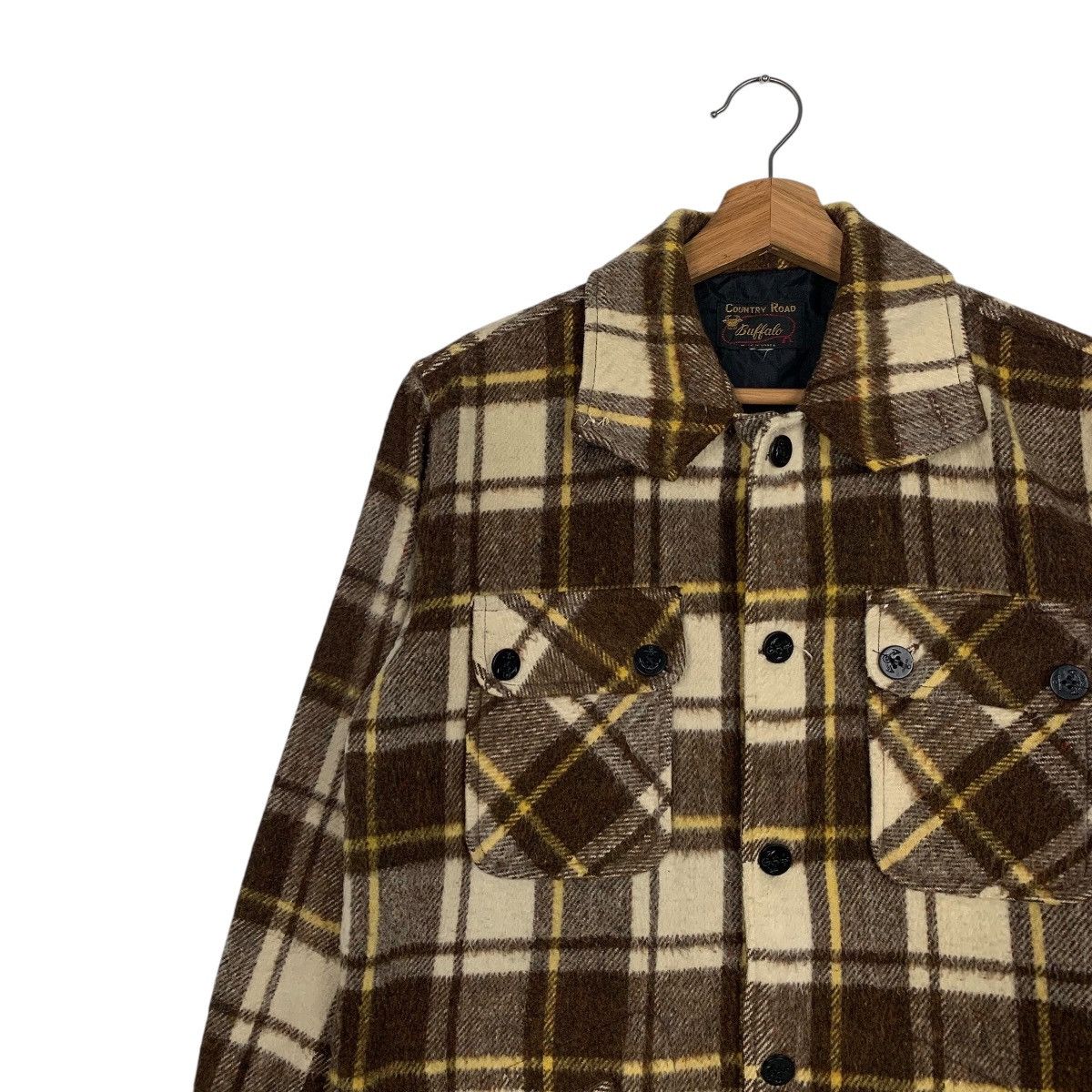 Japanese Brand Country Road Buffalo Tartan Wool Jacket Size US M / EU 48-50 / 2 - 6 Thumbnail