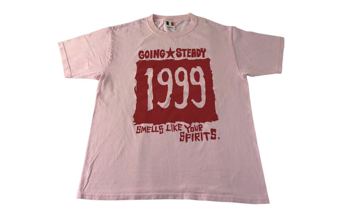 Vintage 90s Boys & Girl Going Steady 1999 Smell Like Your Spirit Tee Size US L / EU 52-54 / 3 - 2 Thumbnail