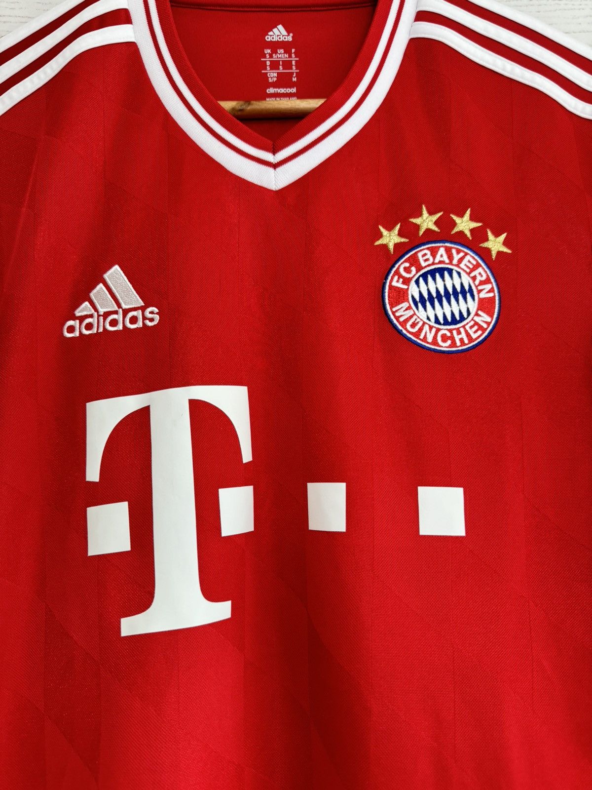 Adidas Bayern Munich 2013-2014 Home Soccer Jersey Football Kit Size US S / EU 44-46 / 1 - 6 Thumbnail