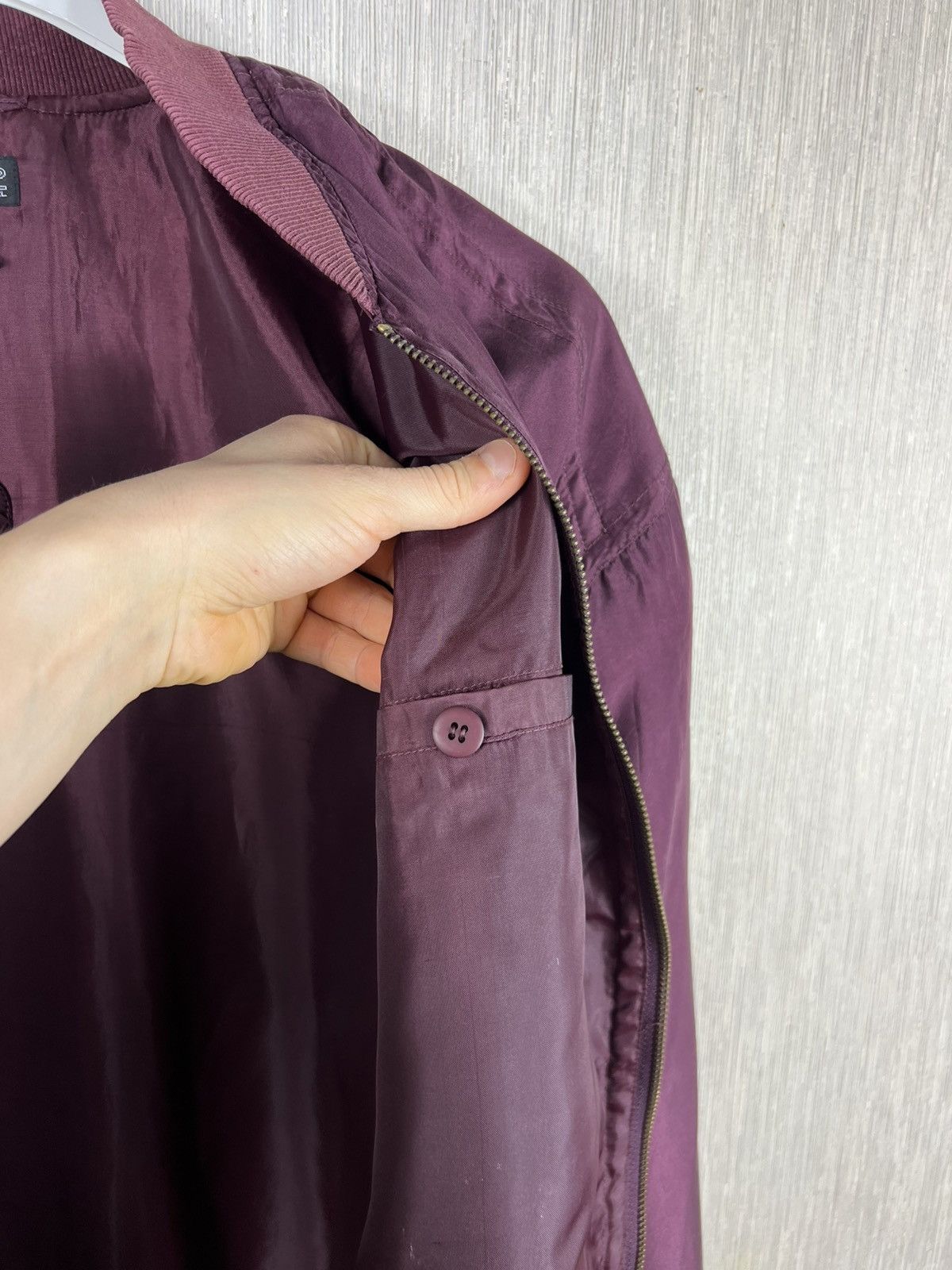 Japanese Brand Vintage 90s Van Zon 100% silk bomber zip jacket y2k japanese Size US M / EU 48-50 / 2 - 16 Thumbnail