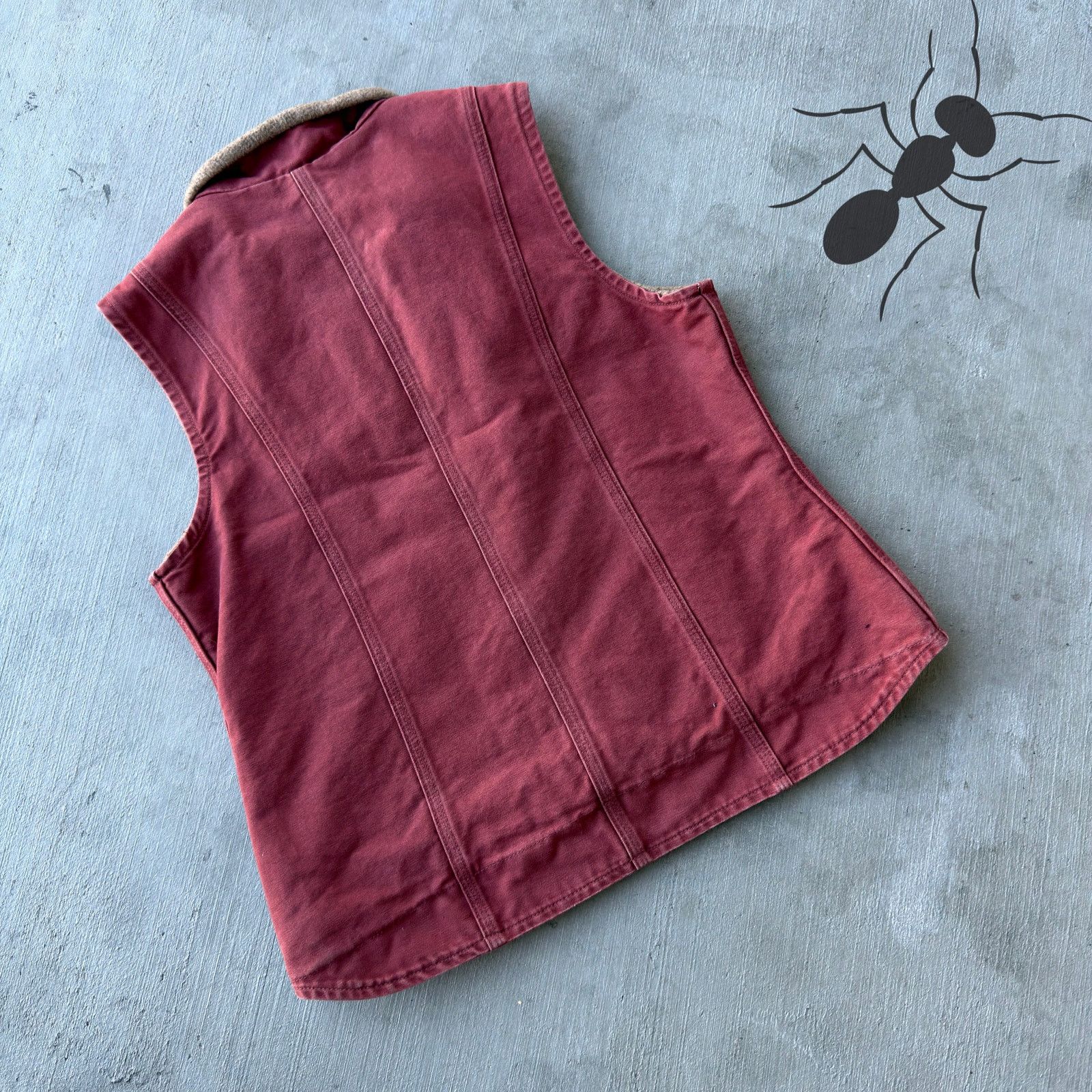 Carhartt × Vintage Carhartt WOMENS WV001 VRS pink work wear vest Size US L / EU 52-54 / 3 - 3 Thumbnail