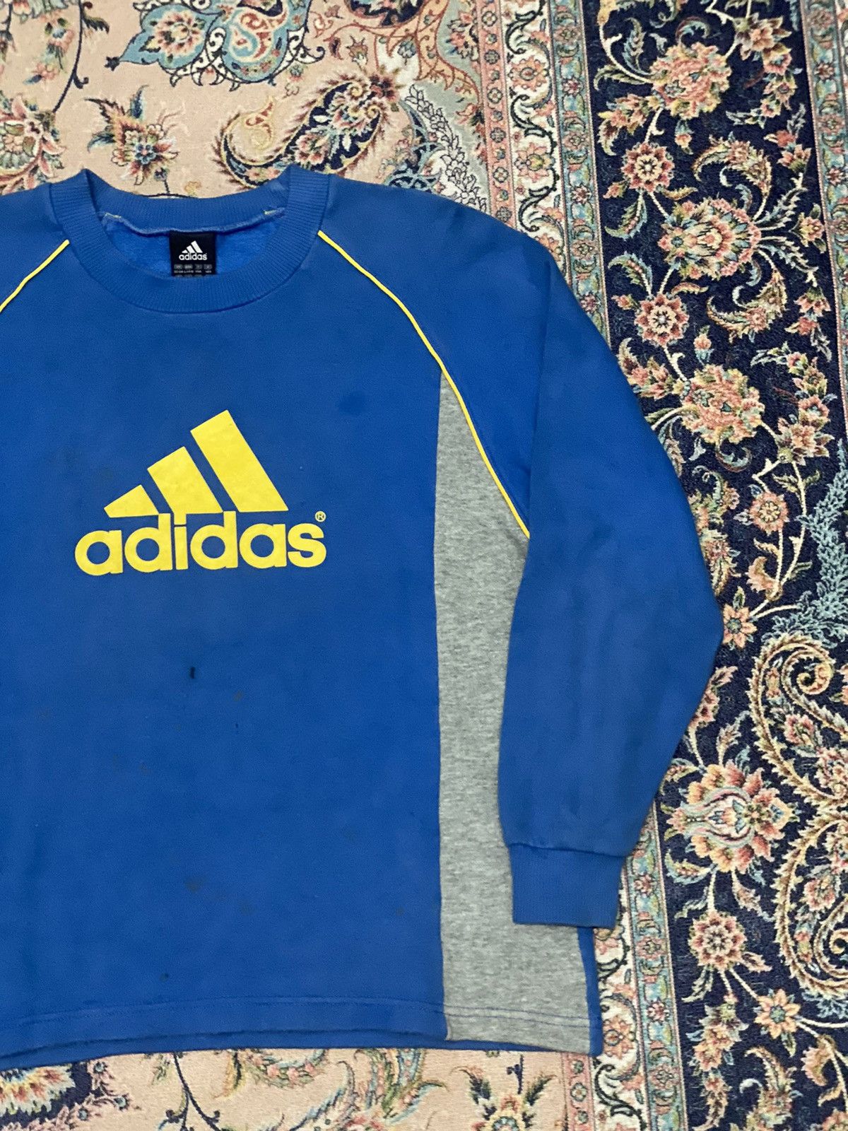 Adidas × Vintage Adidas longsleeve center Logo 🚀 Size US L / EU 52-54 / 3 - 4 Thumbnail