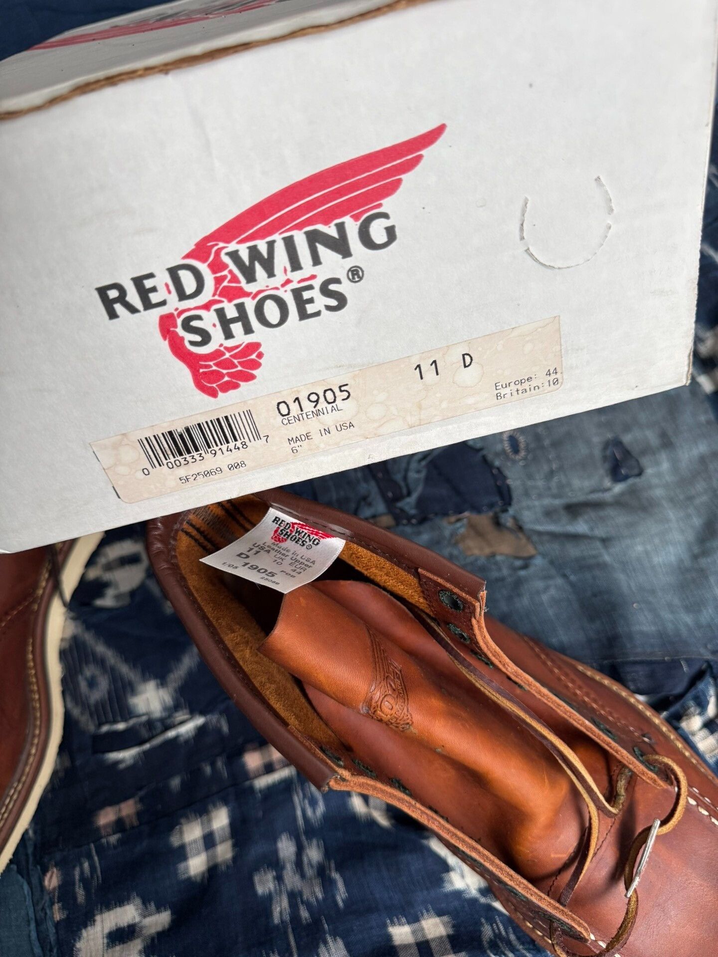 Red Wing Redwing 1905 100th Anniversary Work Boots Size US 5 / EU 37 - 9 Thumbnail