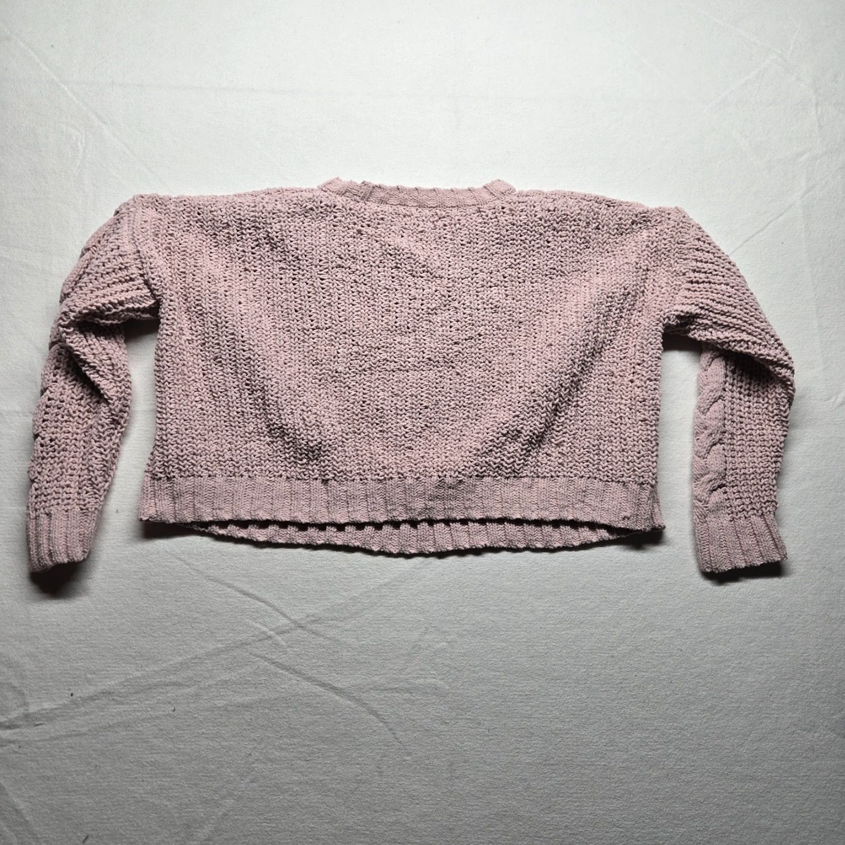 Aeropostale VINTAGE Aeropostale Women’s Sweater Cardigan Long Sleeve Pink XL Casual Knit Size XL / US 12-14 / IT 48-50 - 8 Thumbnail