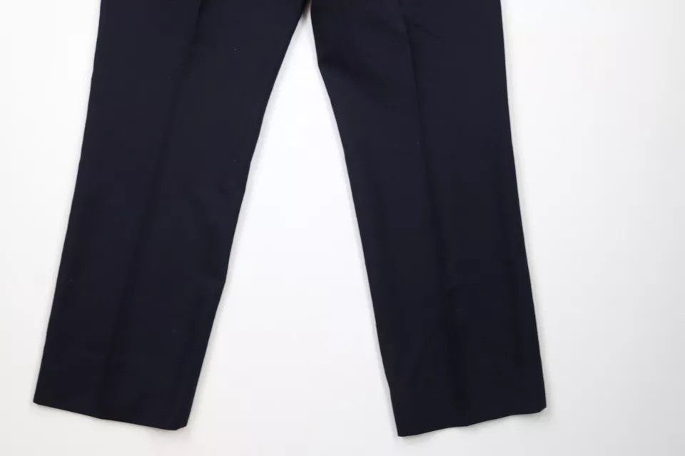 Pendleton × Vintage Vintage 70s Pendleton Wool Wide Leg Pants Trousers Blue USA Size US 34 / EU 50 - 11 Thumbnail