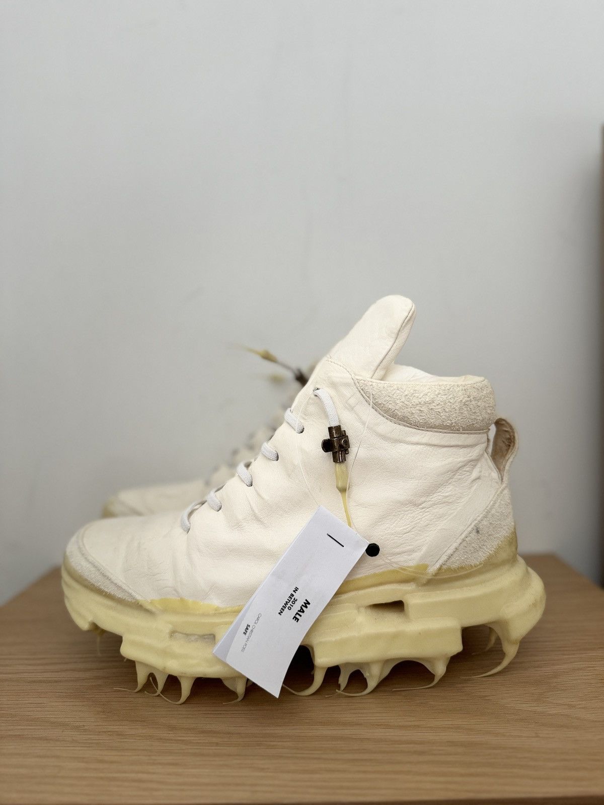 image of Carol Christian Poell In Between Shoes in White, Men's (Size 13)