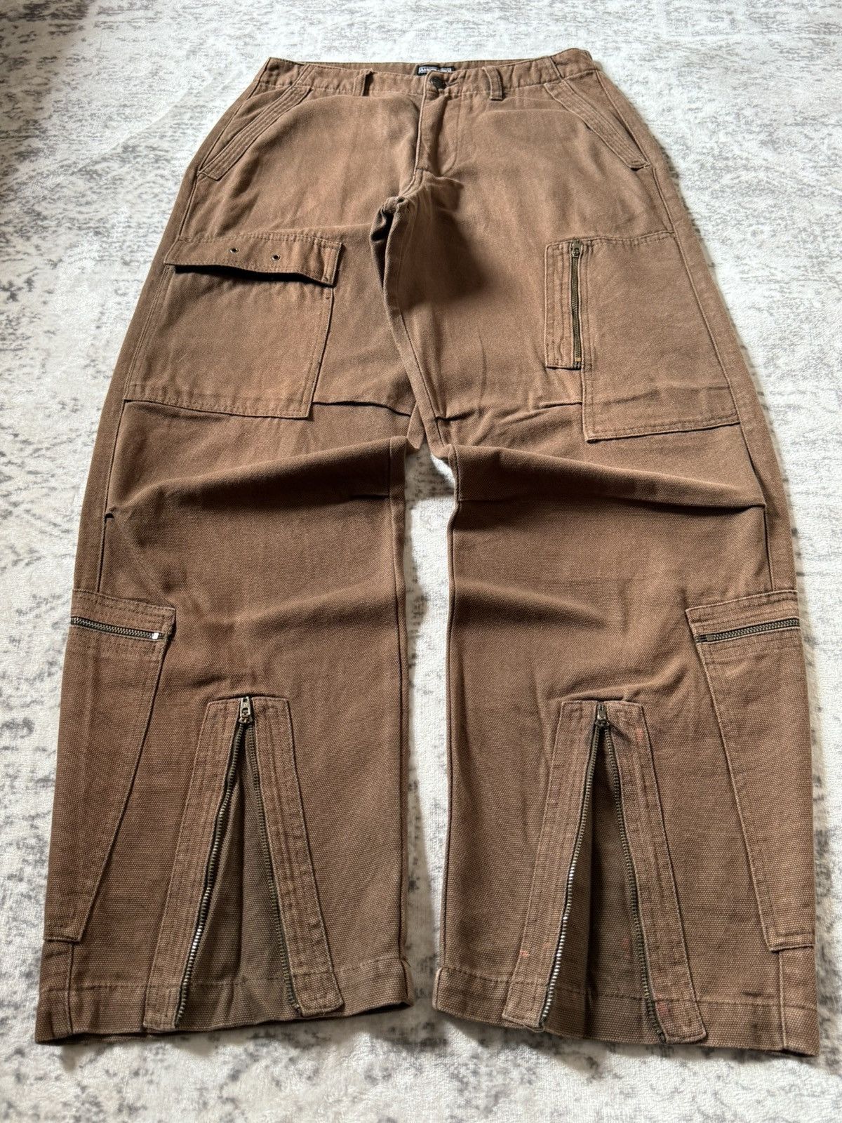 Amore Puro Japan Deconstructed Heavy Cargo Baggy Pants
