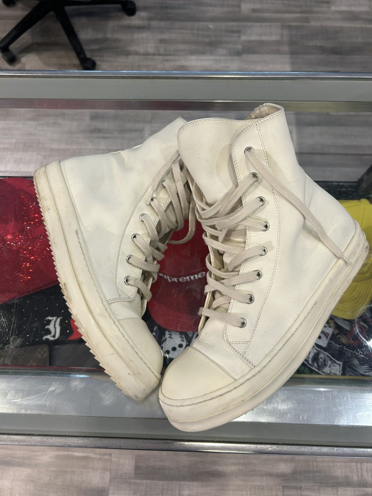 Rick Owens Rick Owens Ramones High-Top Sneakers Size US 9 / EU 42 - 2 Thumbnail
