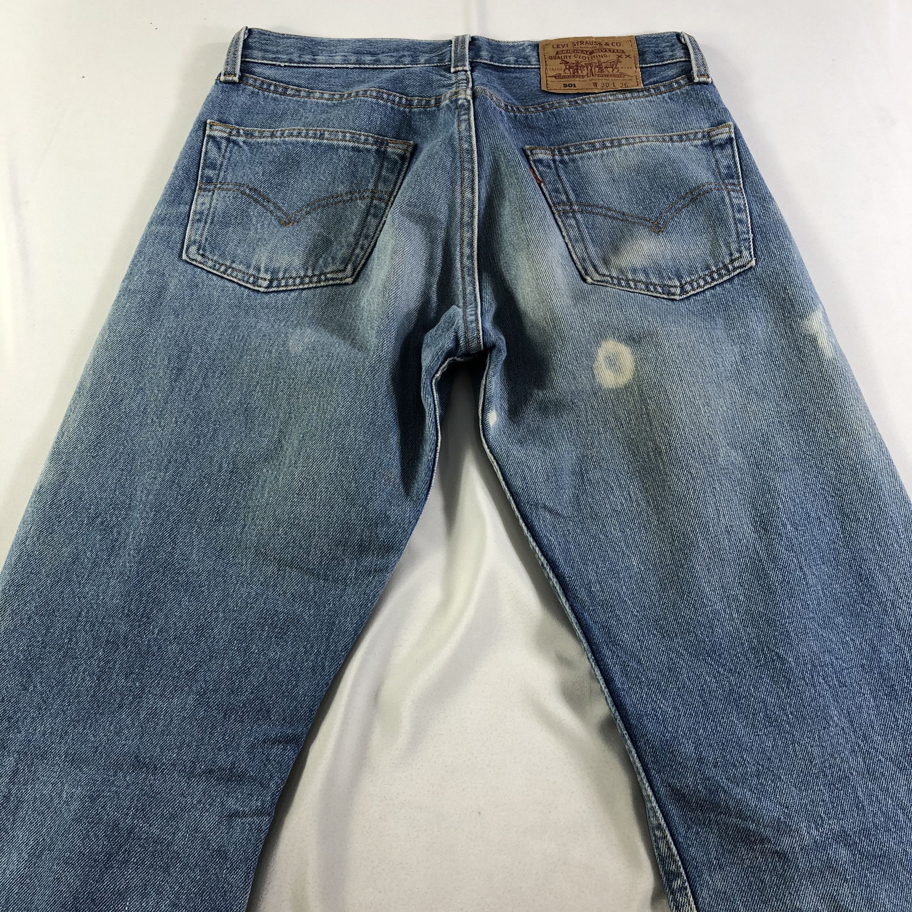 Levi's × Vintage 90s Vintage Levis 501 Jeans-JM3723 Size US 30 / EU 46 - 4 Thumbnail