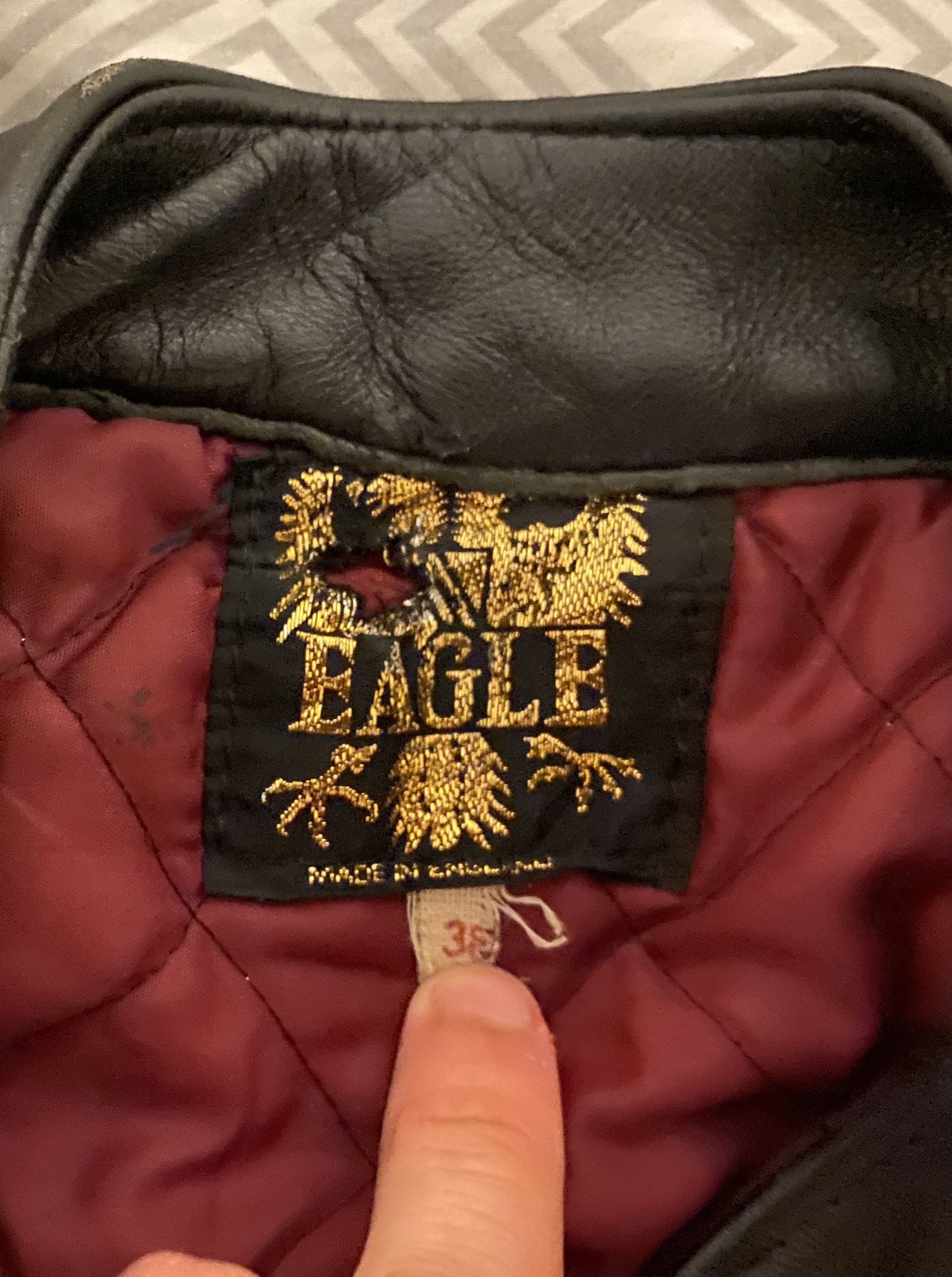 Vintage 70's British Eagle Leather Jacket Size US M / EU 48-50 / 2 - 9 Thumbnail