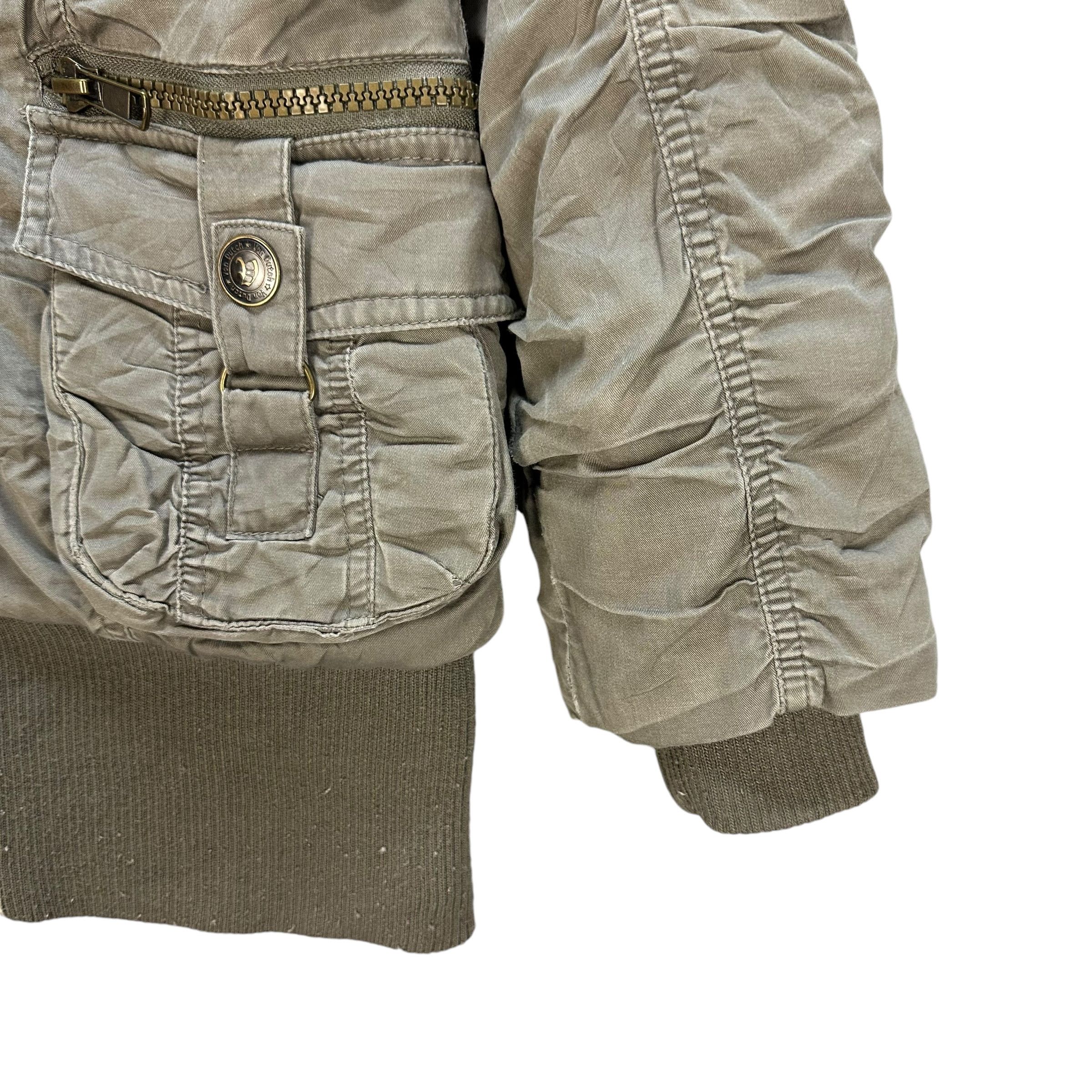 Von Dutch VON DUCTH Fur Hoodie Heavy Jacket Parka #A59-1368 Size L / US 10 / IT 46 - 7 Thumbnail