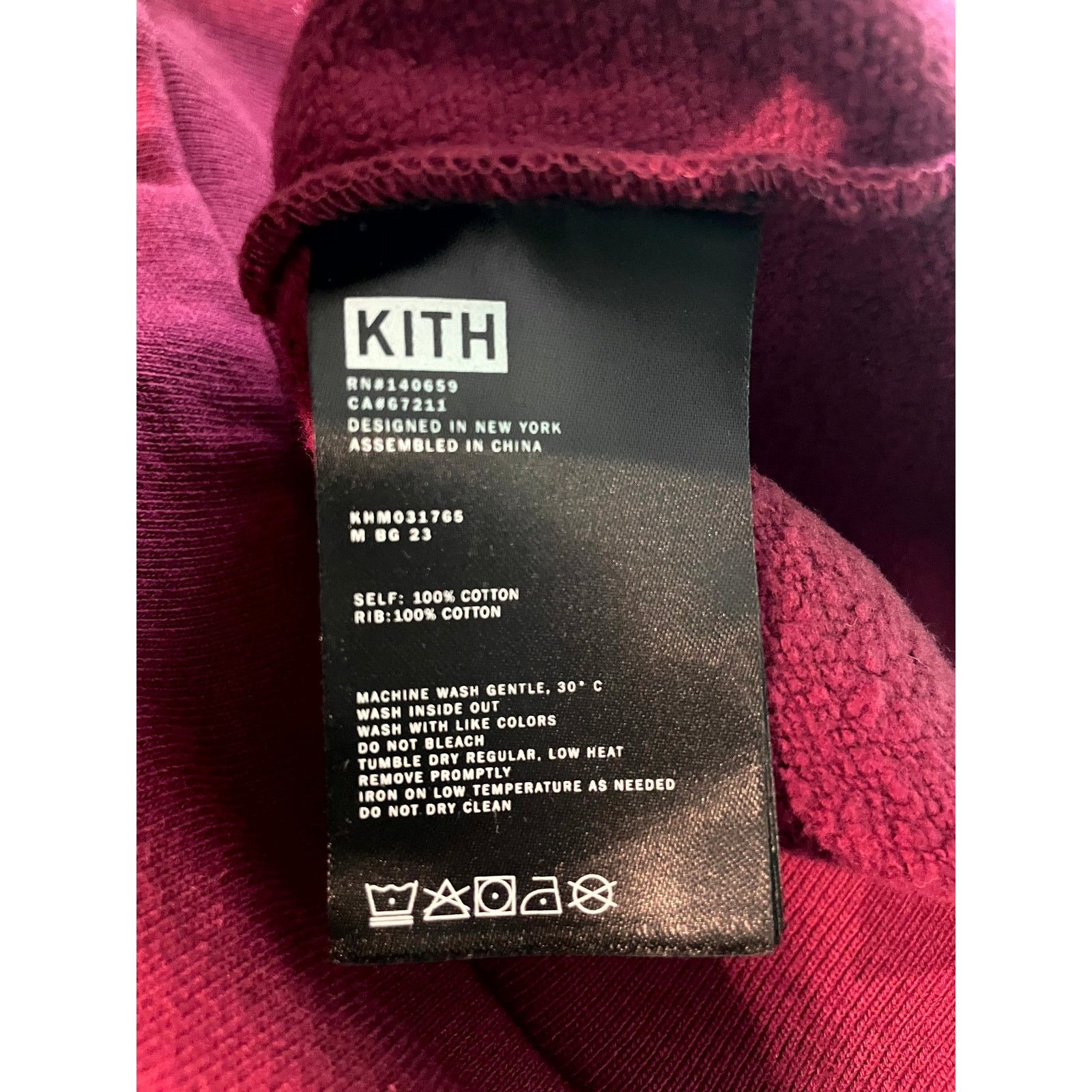Kith Kith Bergdorf Goodman Crewneck Maroon Tee Size US S / EU 44-46 / 1 - 4 Thumbnail