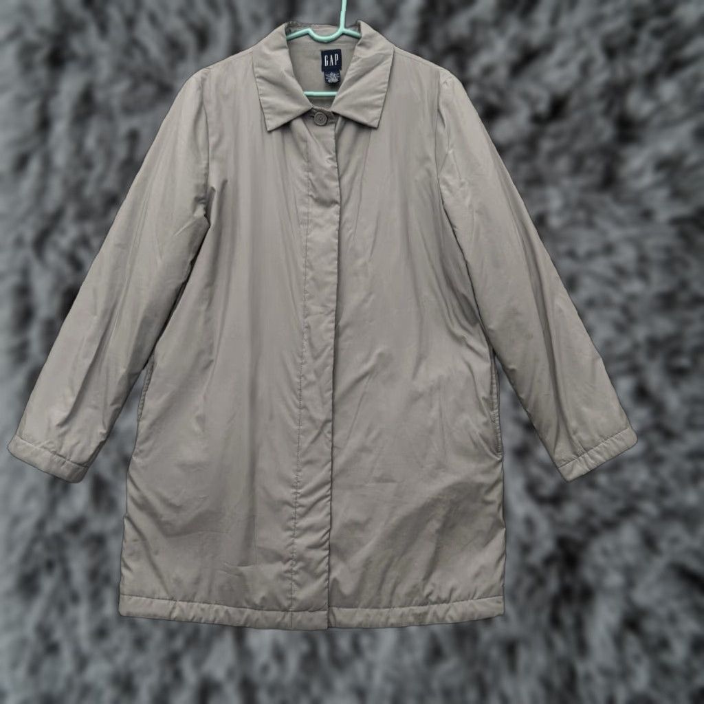Gap VINTAGE Gap Car Coat Mens Large Lightweight Insulated Minimalist 90s Y2K Classic Puffer Jacket Casual Travel Size US L / EU 52-54 / 3 - 1 Thumbnail
