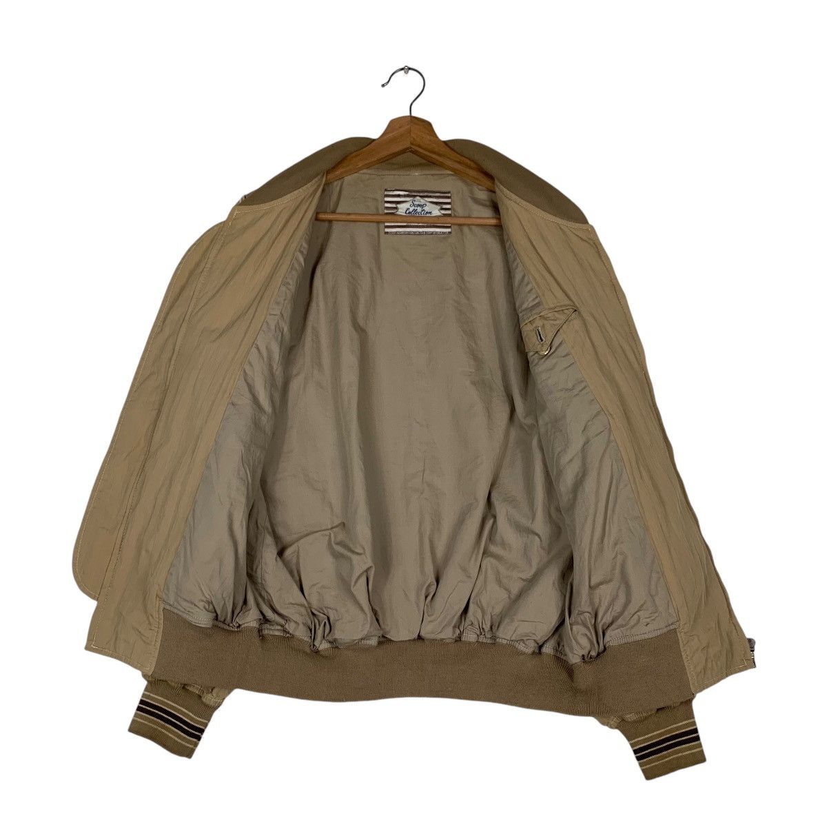 Japanese Brand SCOOP COLLECTION Brown Bomber Jacket #1318-C59 Size US M / EU 48-50 / 2 - 11 Thumbnail