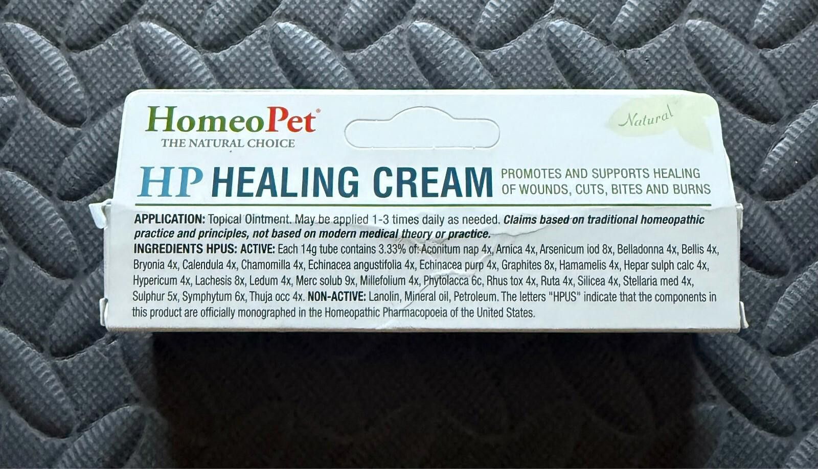 Other HomeoPet HP Natural Healing Cream for Dogs Cats Wound Care Size ONE SIZE - 2 Thumbnail
