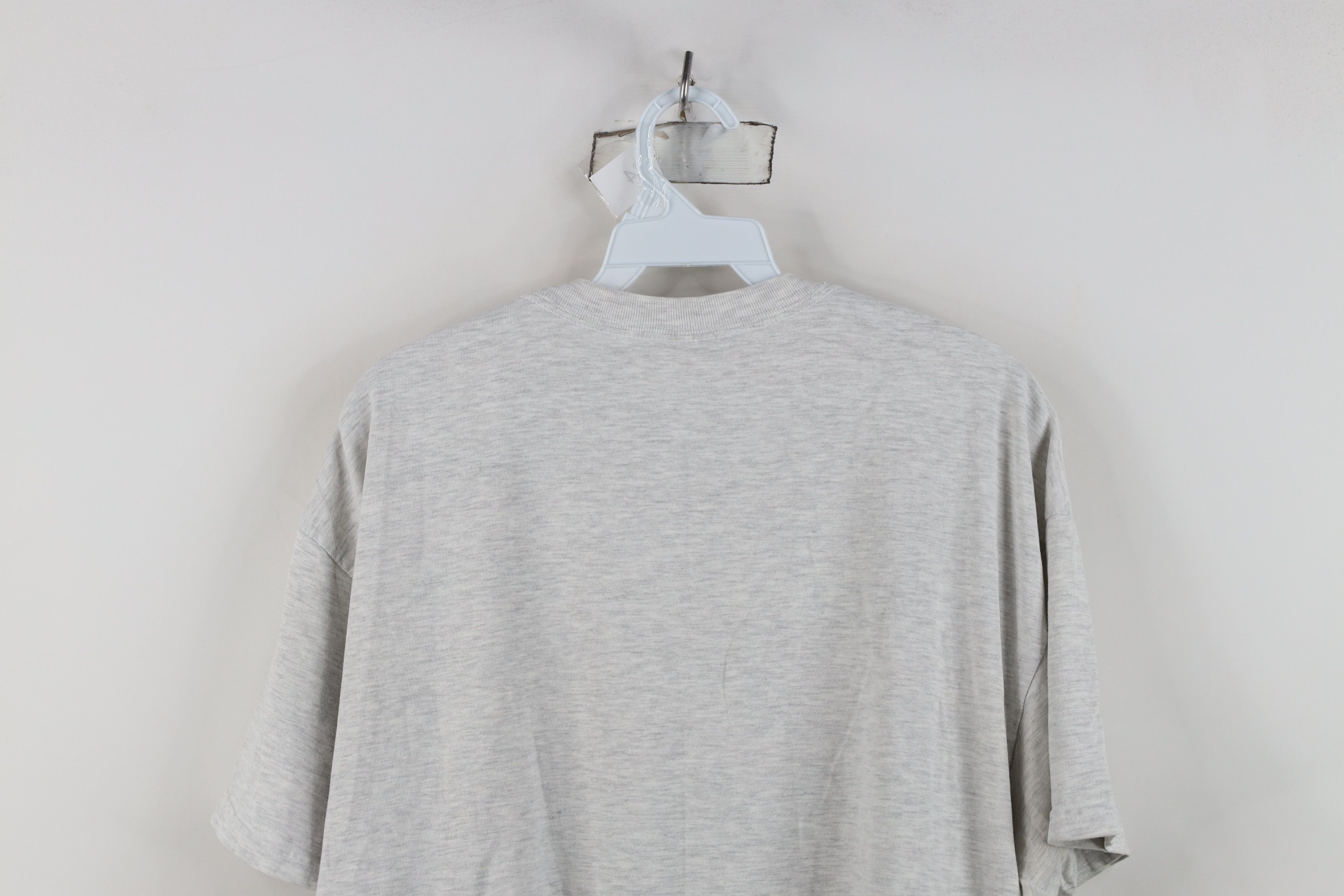 Hanes Vintage 90s Hanes Beefy Blank Short Sleeve T-Shirt Gray Size US XL / EU 56 / 4 - 11 Thumbnail