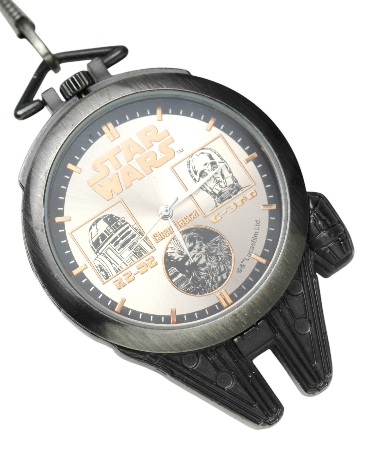 Vintage 2000S MILLENNIUM FALCON POCKET WATCH – STAR WARS LEGACY Size ONE SIZE - 5 Thumbnail